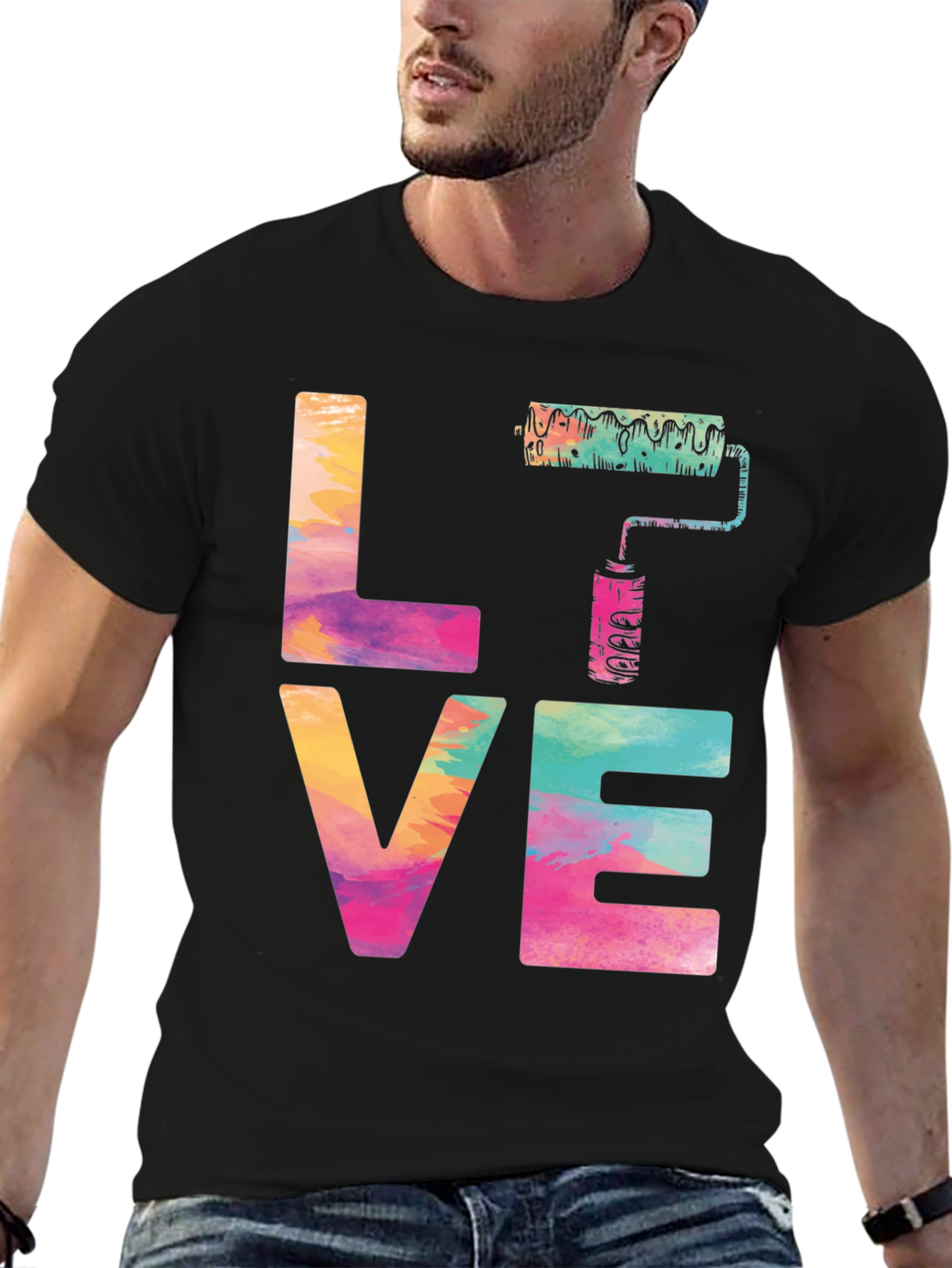 Colorful Love Painting T-Shirt - Painter Gift
