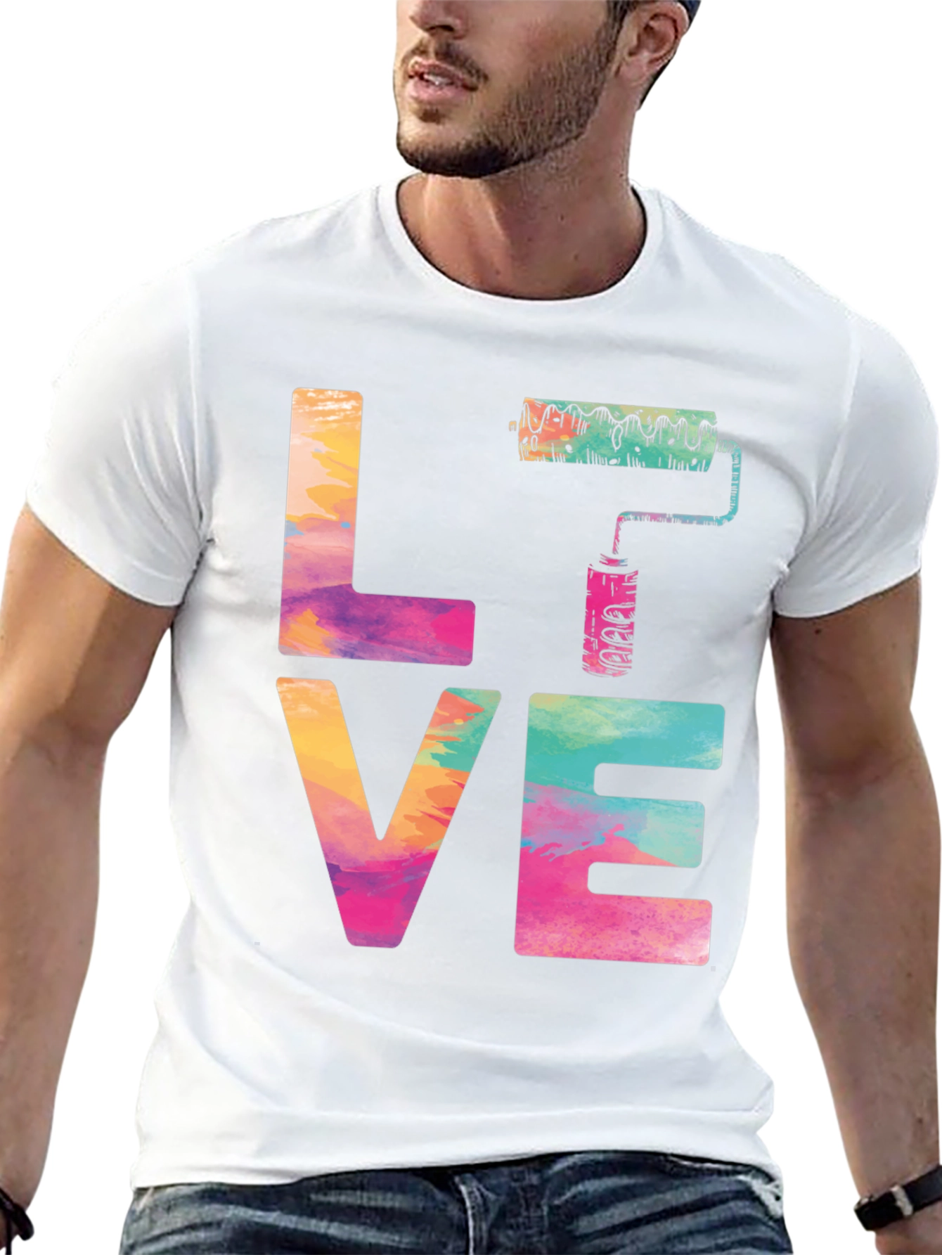 Colorful Love Painting T-Shirt - Painter Gift