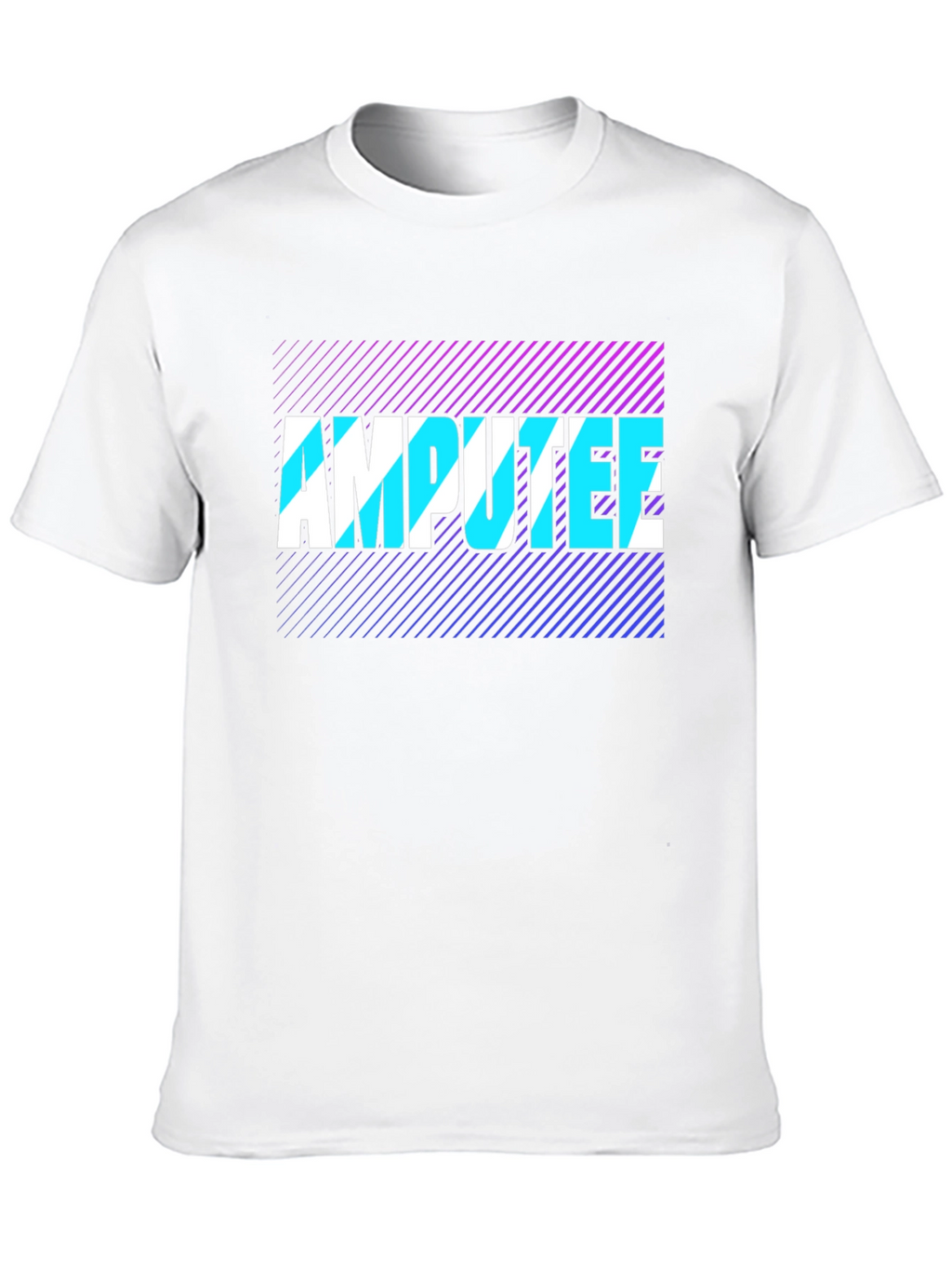 Amputee Graphic Tee - Black Cotton T-Shirt