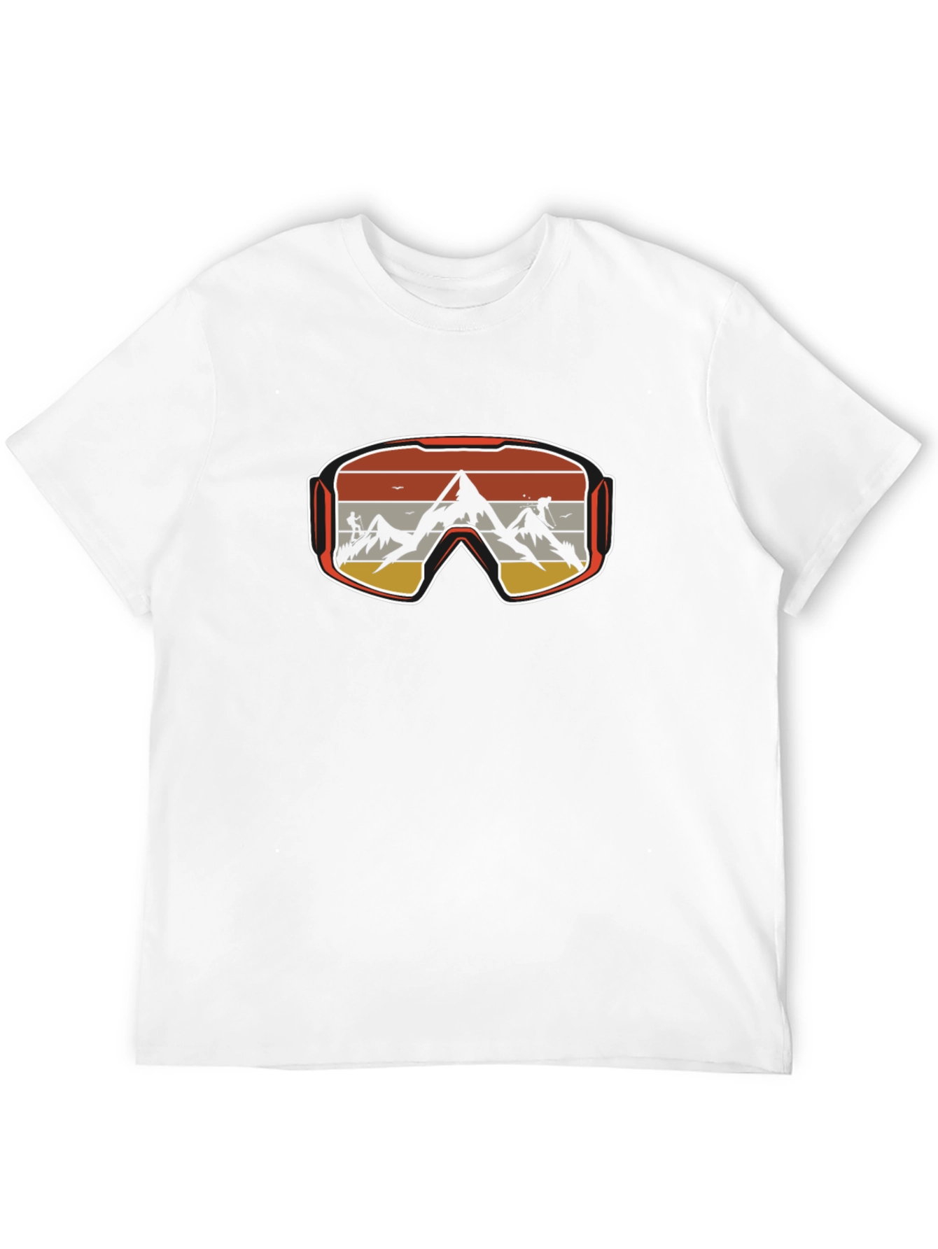 Retro Ski Goggles Graphic Tee - Adventure Ready