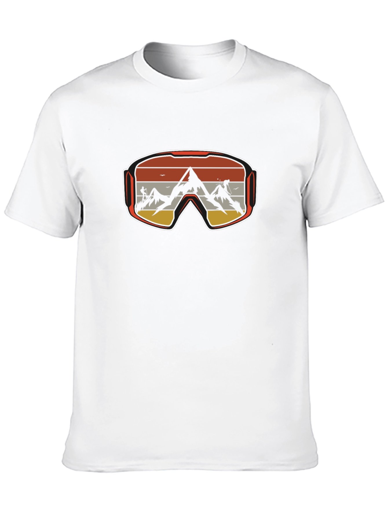 Retro Ski Goggles Graphic Tee - Adventure Ready