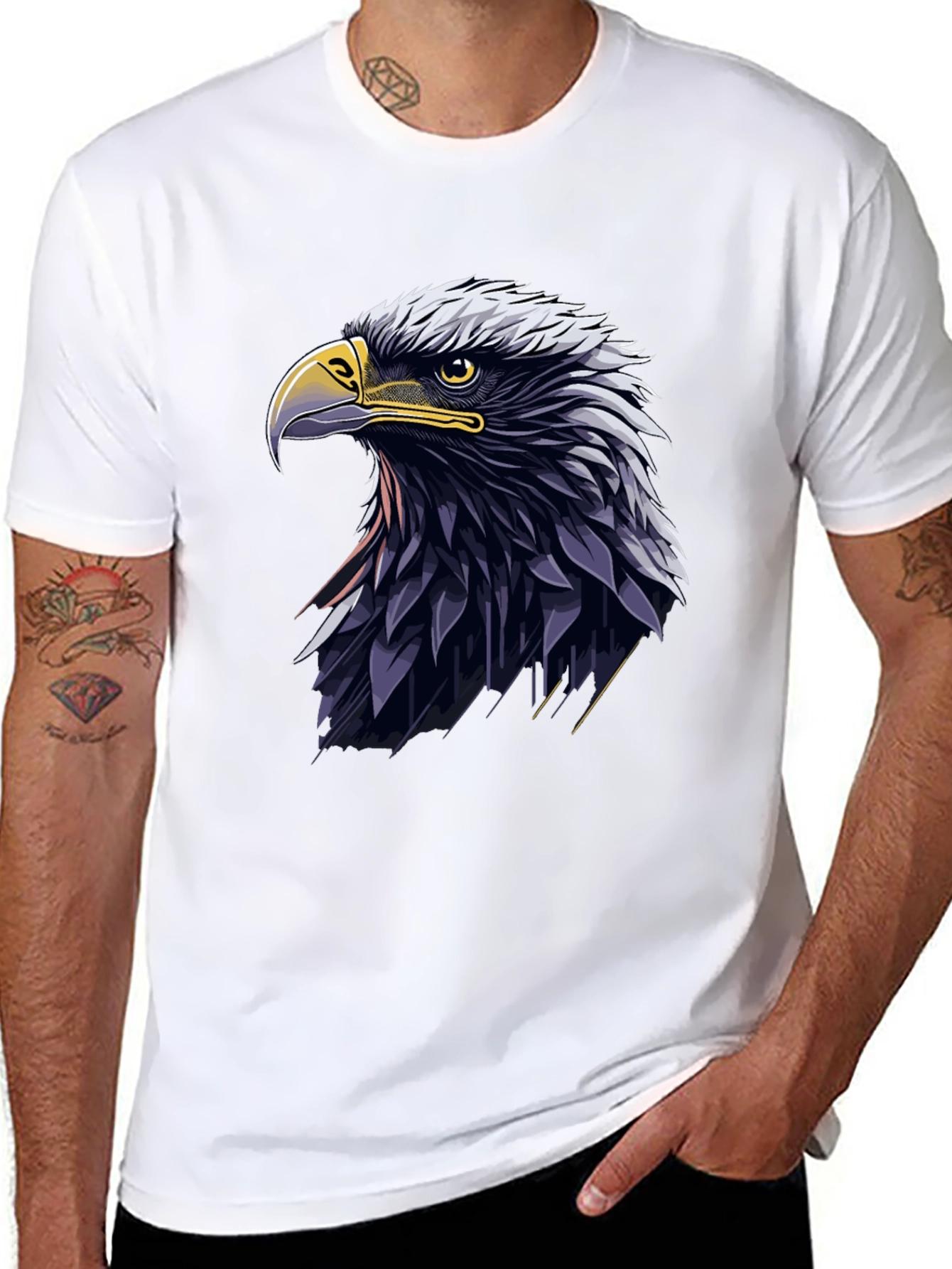 Eagle Graphic Tee - Black