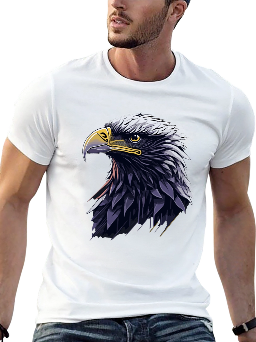 Eagle Graphic Tee - Black