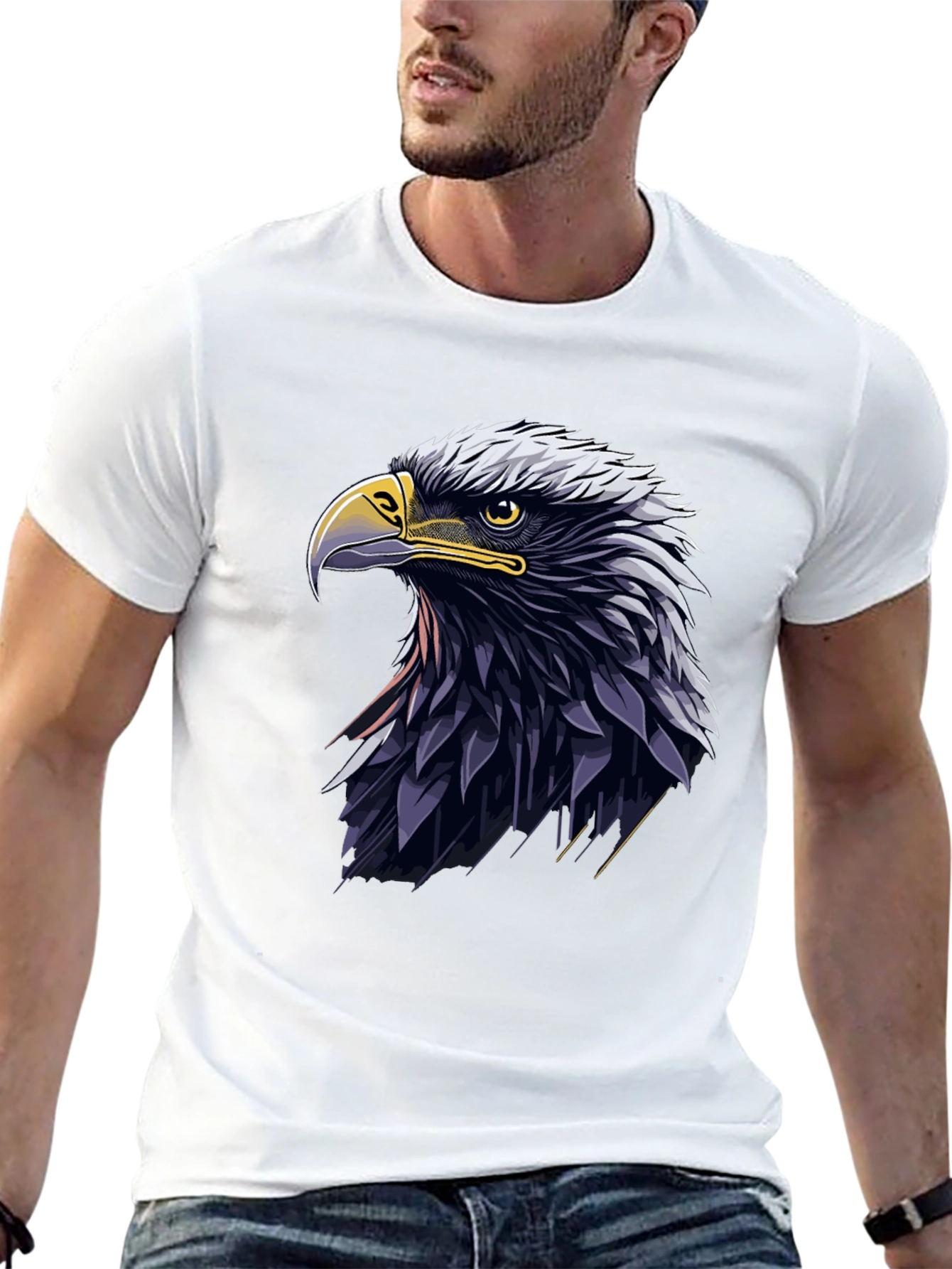 Eagle Graphic Tee - Black