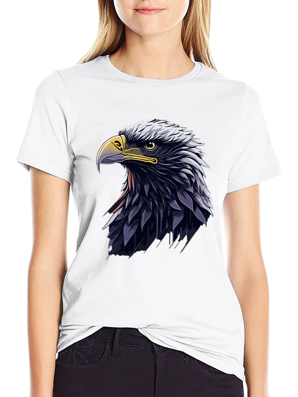 Eagle Graphic Tee - Black