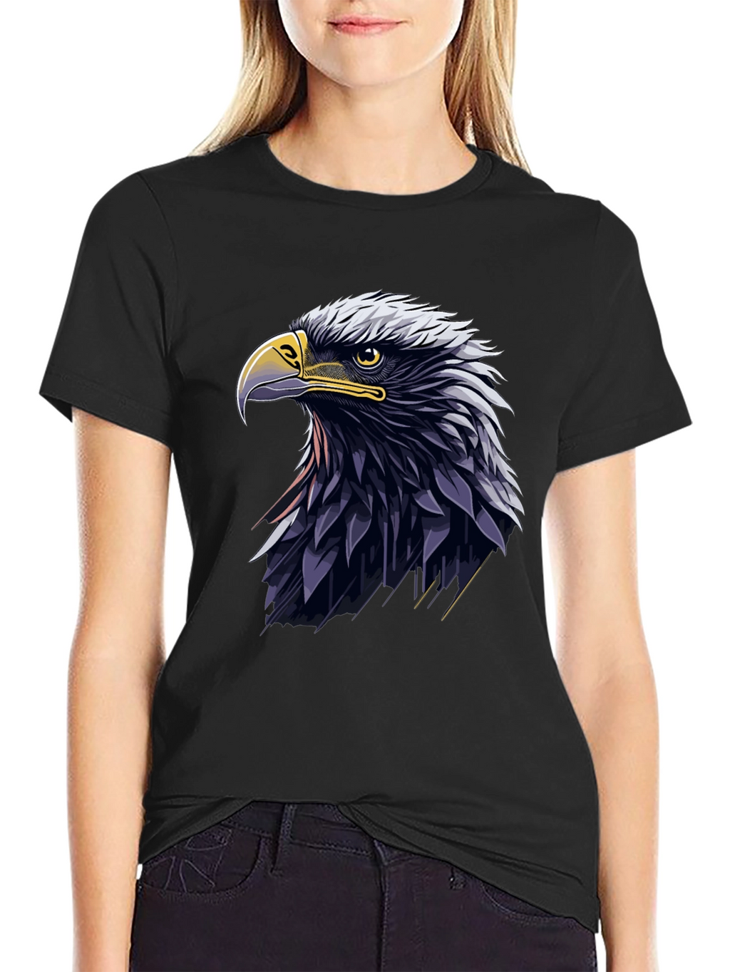Eagle Graphic Tee - Black