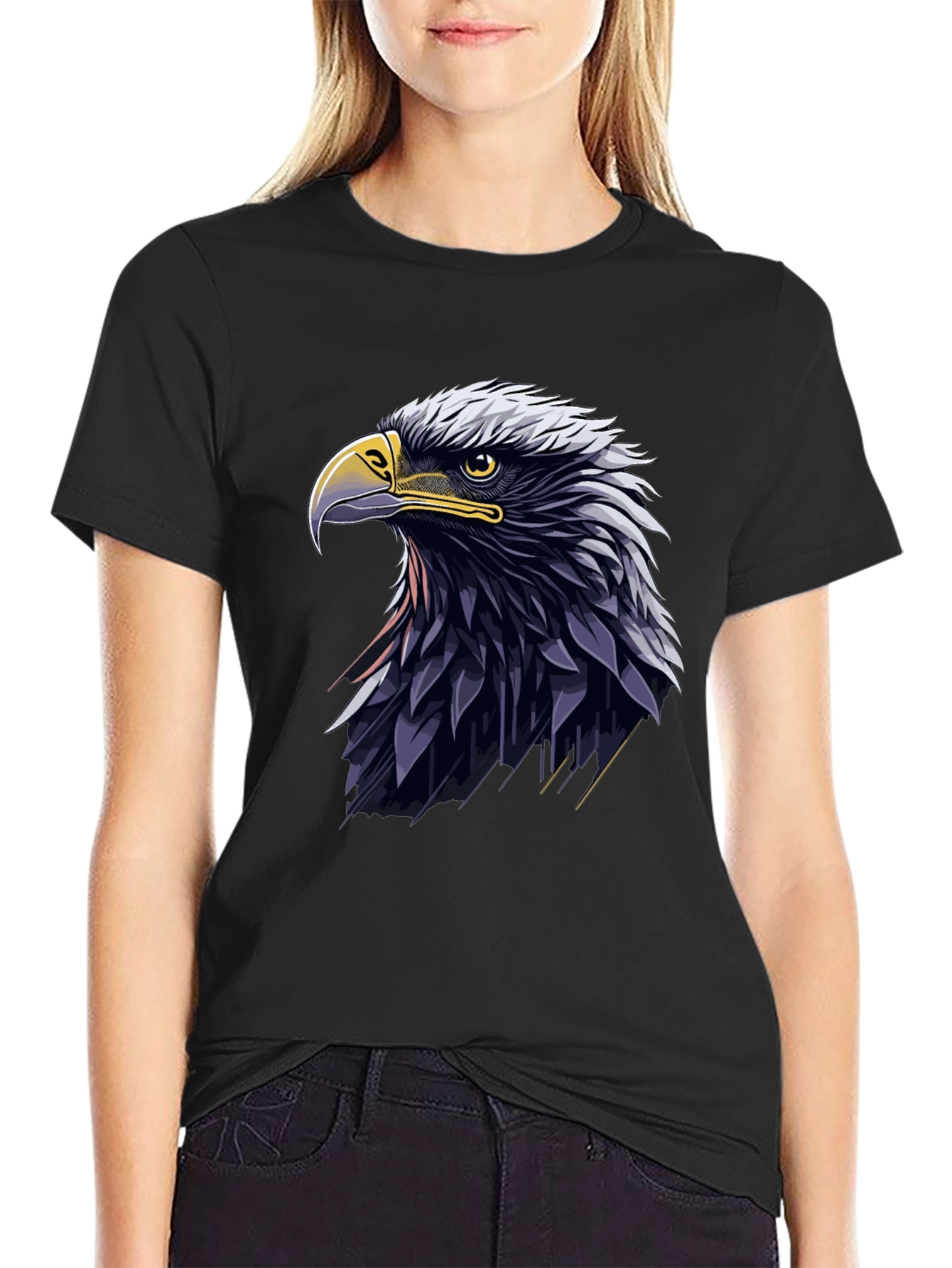 Eagle Graphic Tee - Black