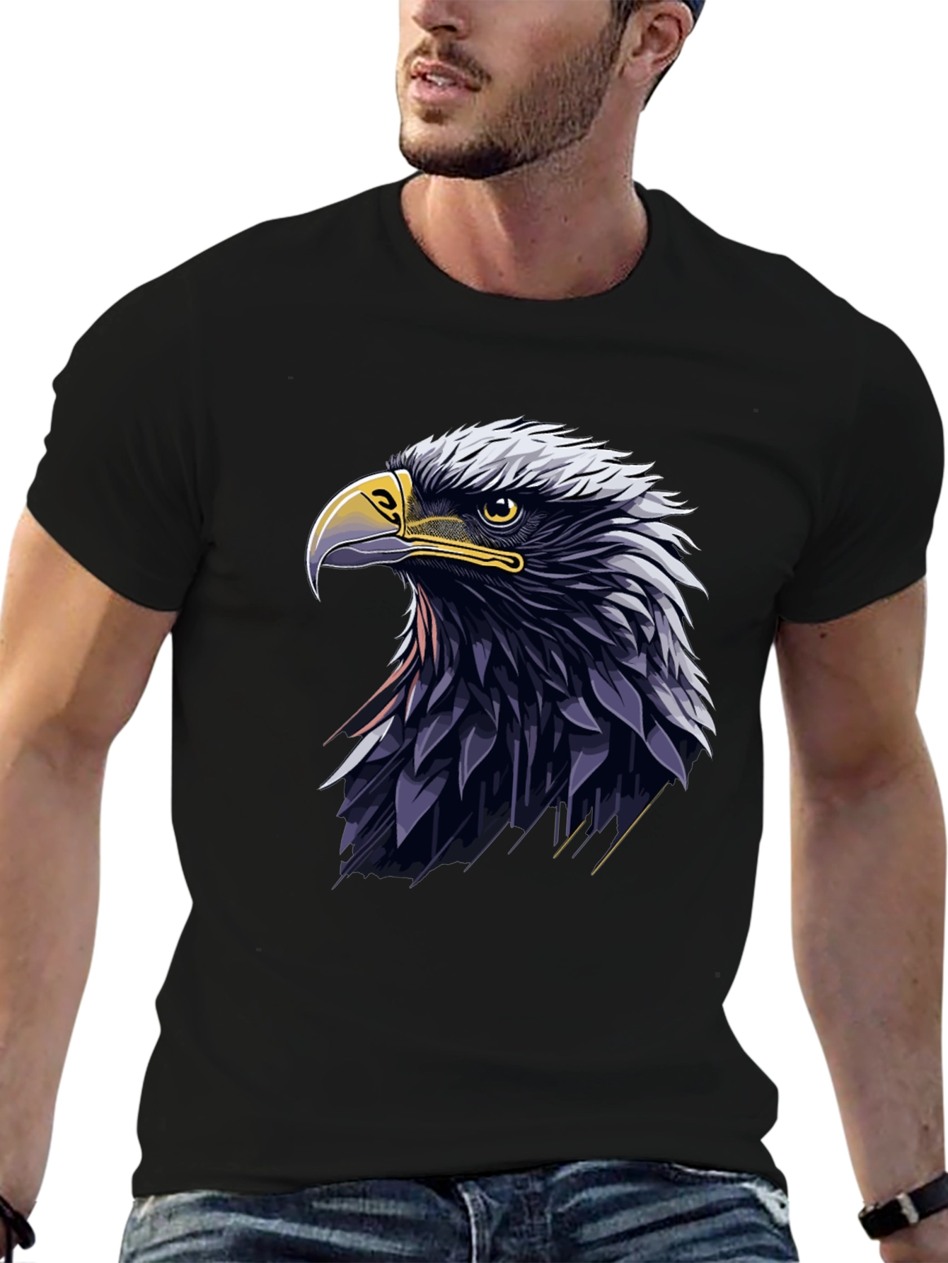 Eagle Graphic Tee - Black