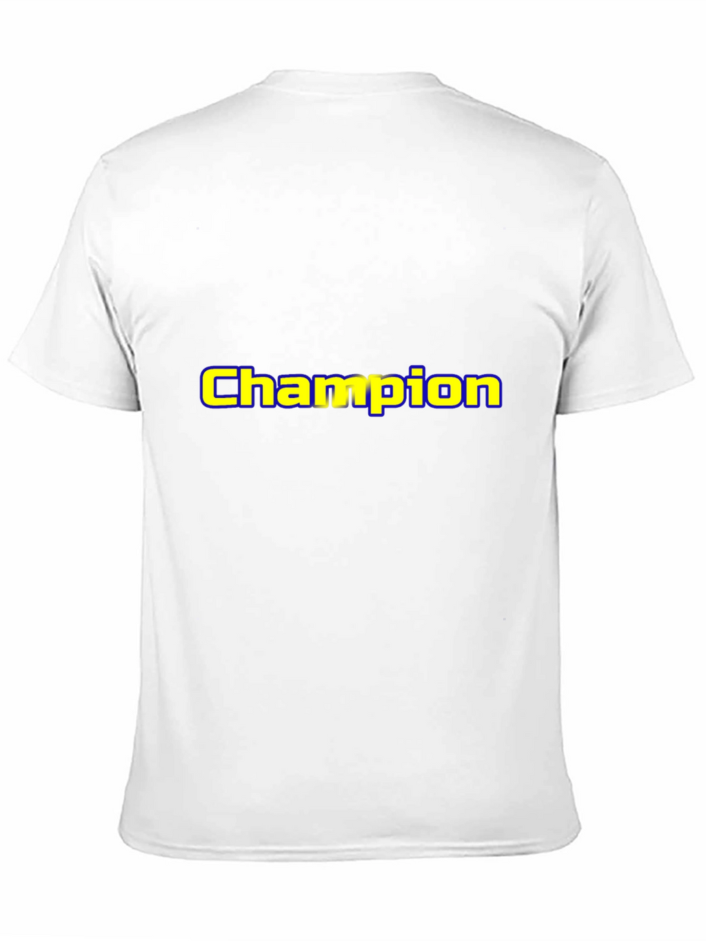Champion Graphic Tee - Black Cotton Blend
