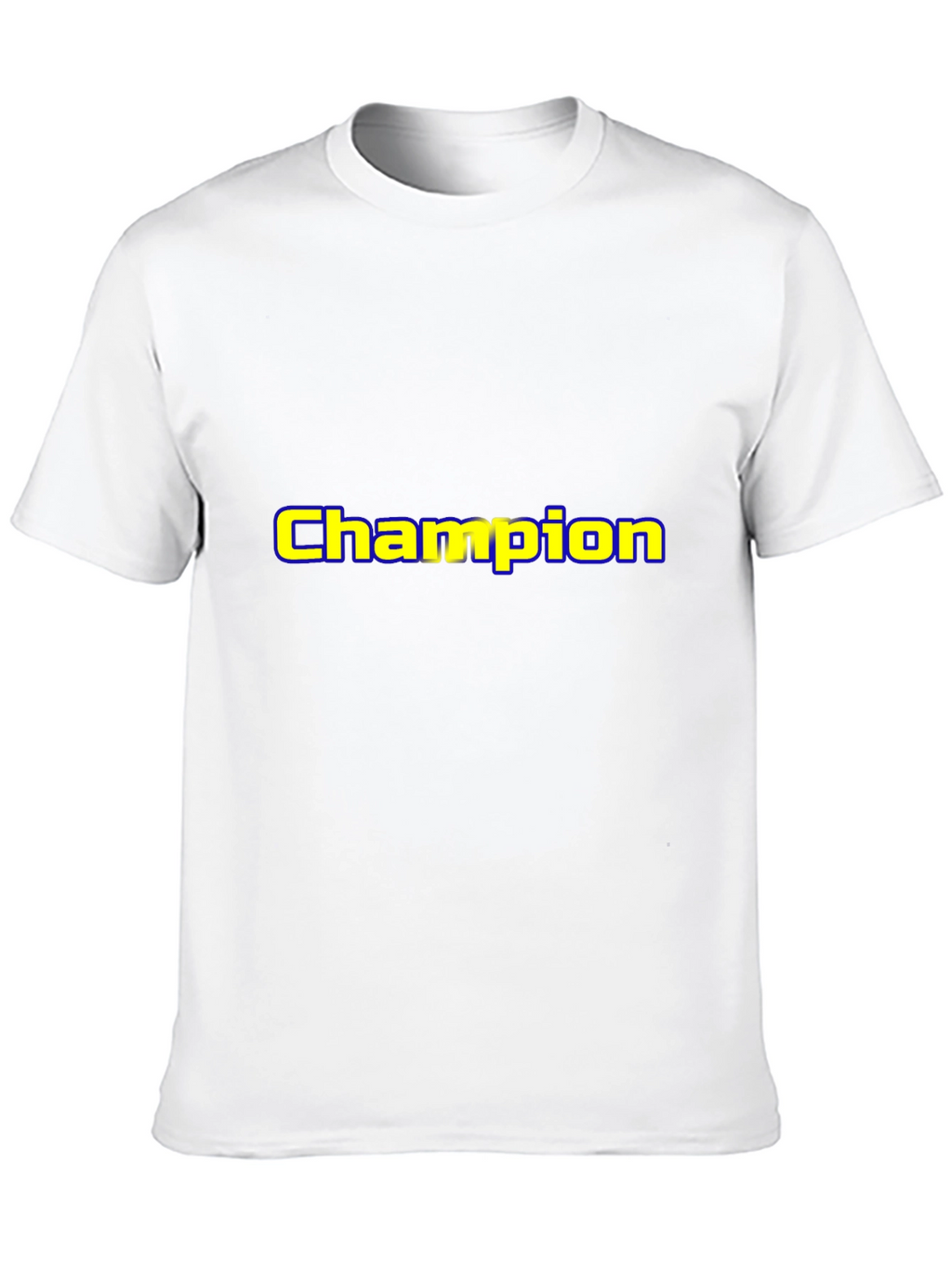 Champion Graphic Tee - Black Cotton Blend
