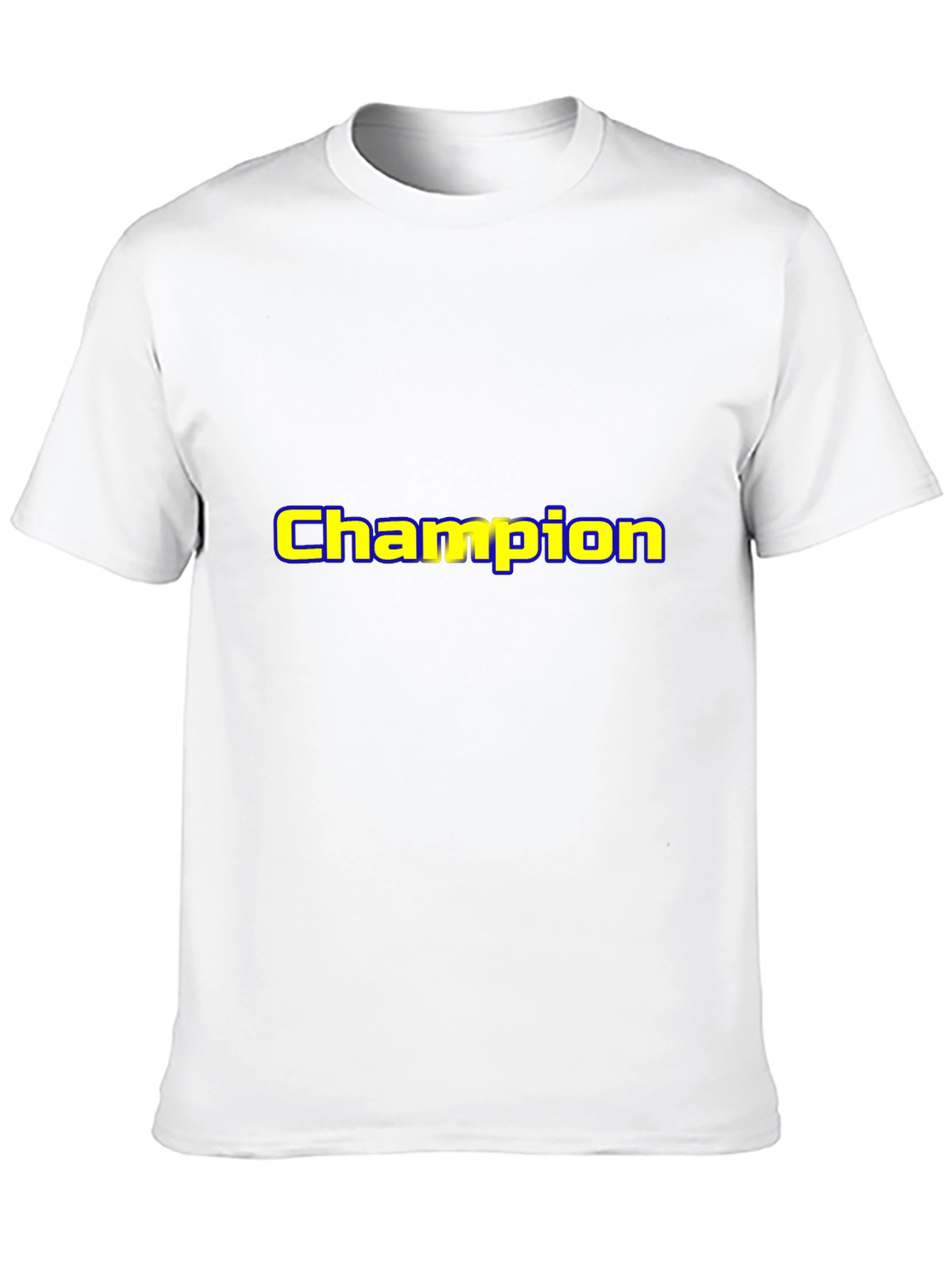Champion Graphic Tee - Black Cotton Blend