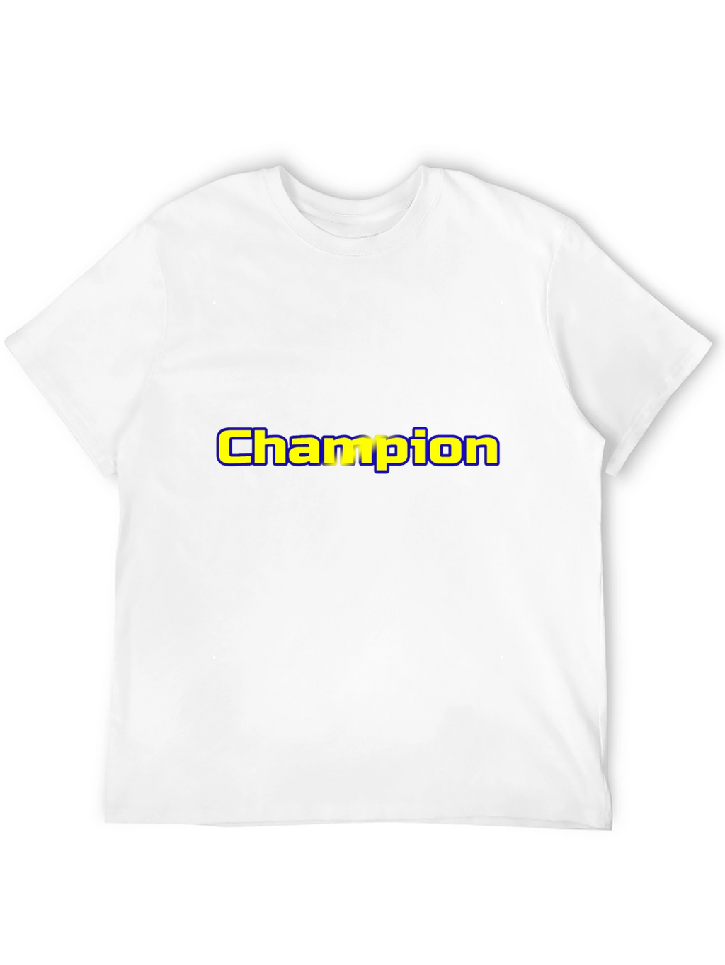 Champion Graphic Tee - Black Cotton Blend