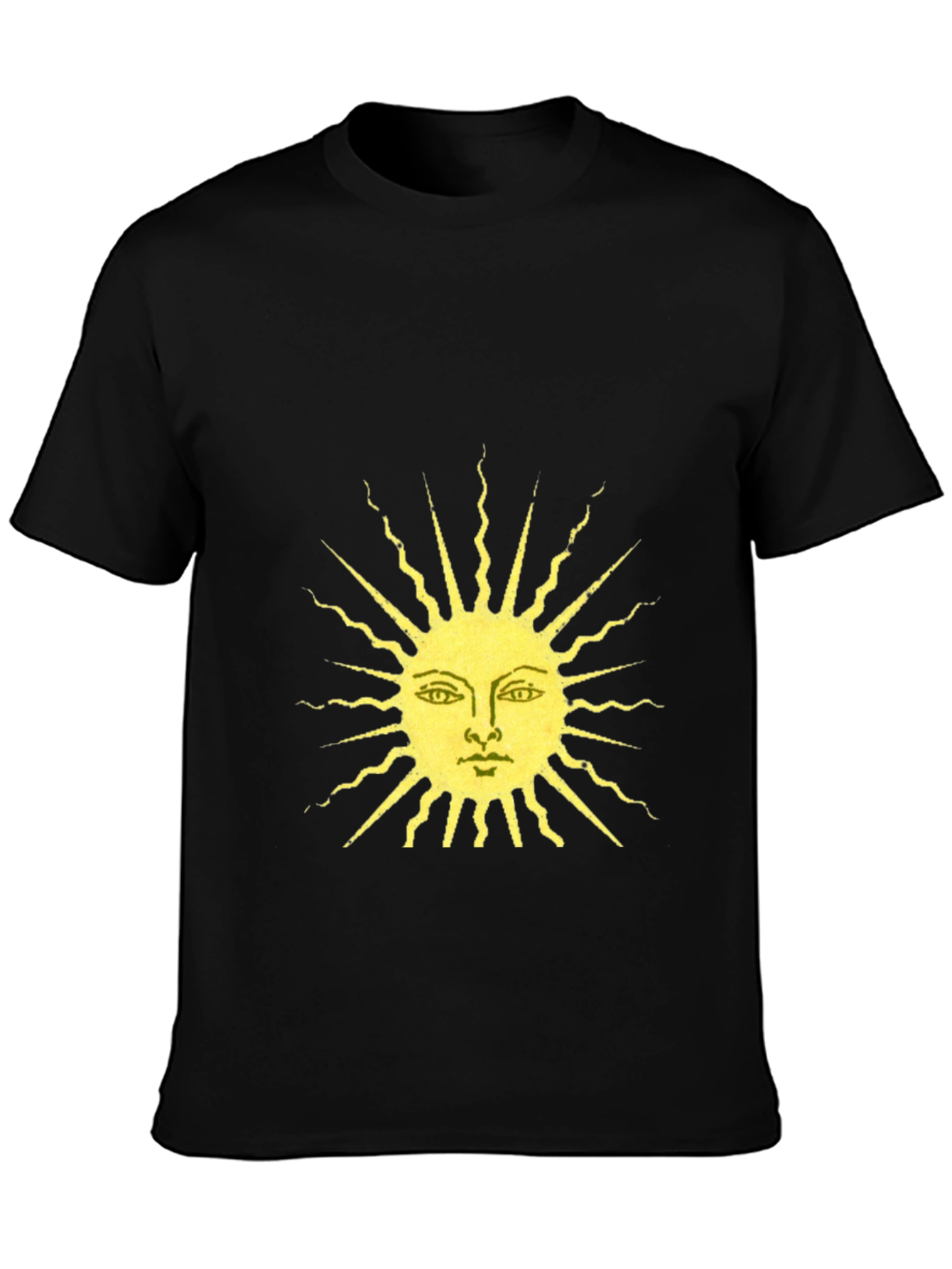 Black Sun Graphic Tee - Stylish Mens Casual Wear