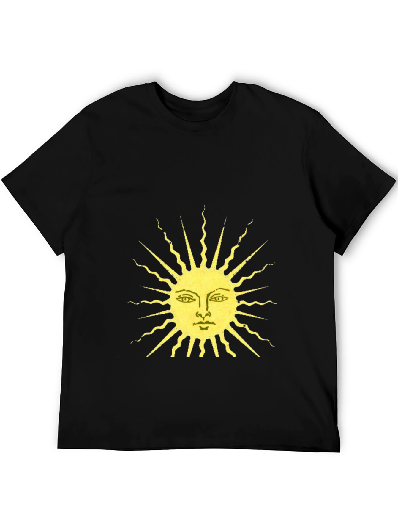 Black Sun Graphic Tee - Stylish Mens Casual Wear