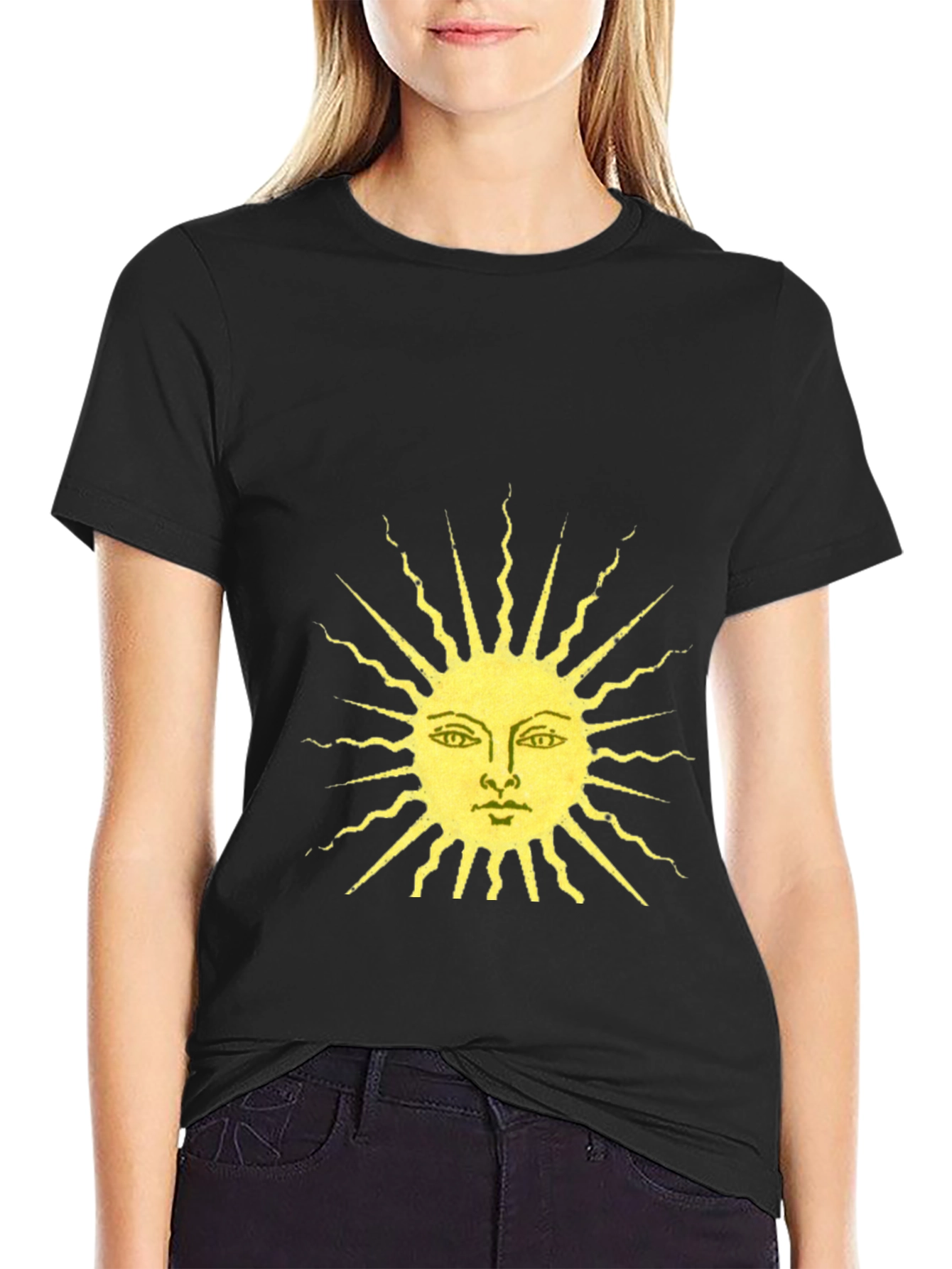 Black Sun Graphic Tee - Stylish Mens Casual Wear