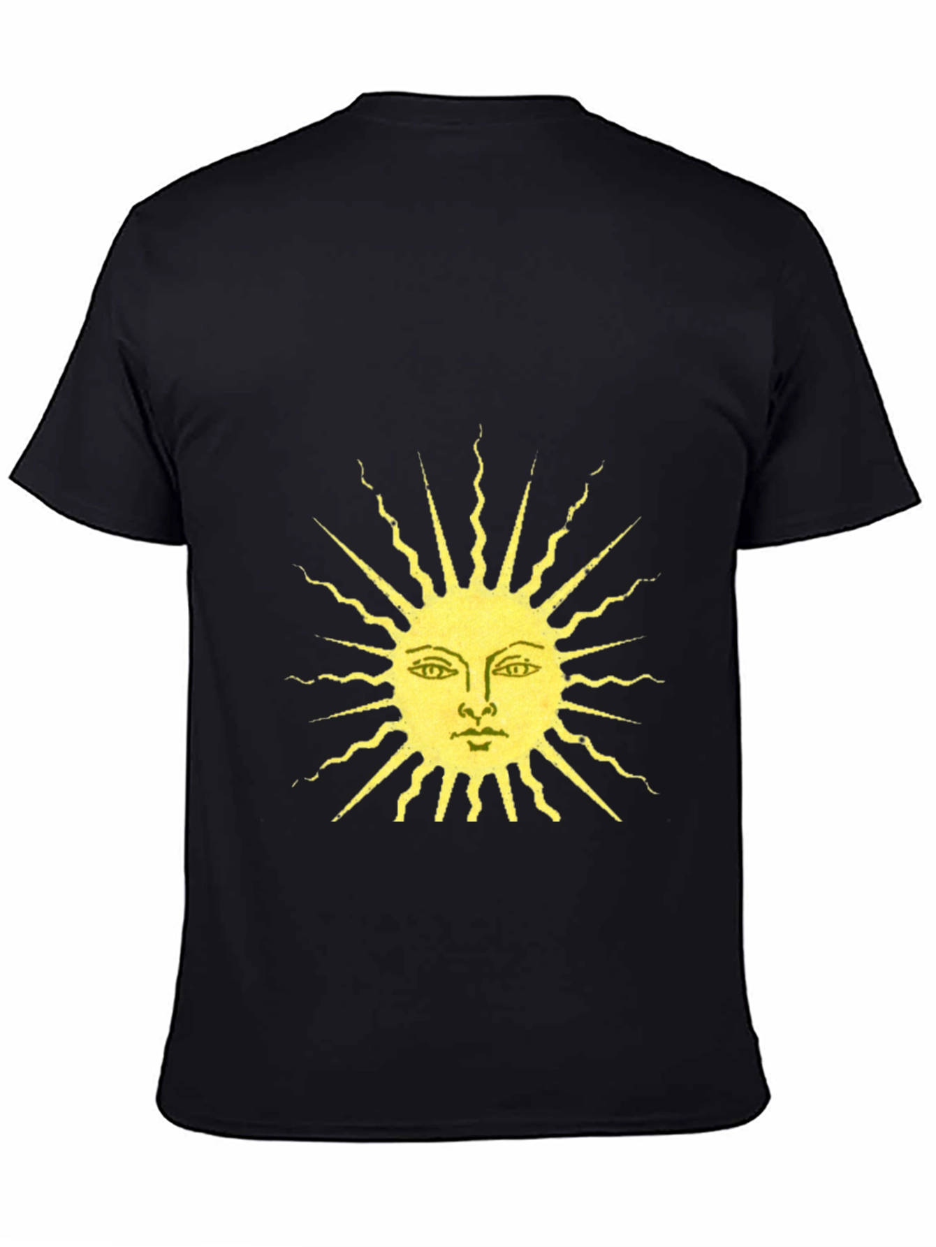 Black Sun Graphic Tee - Stylish Mens Casual Wear