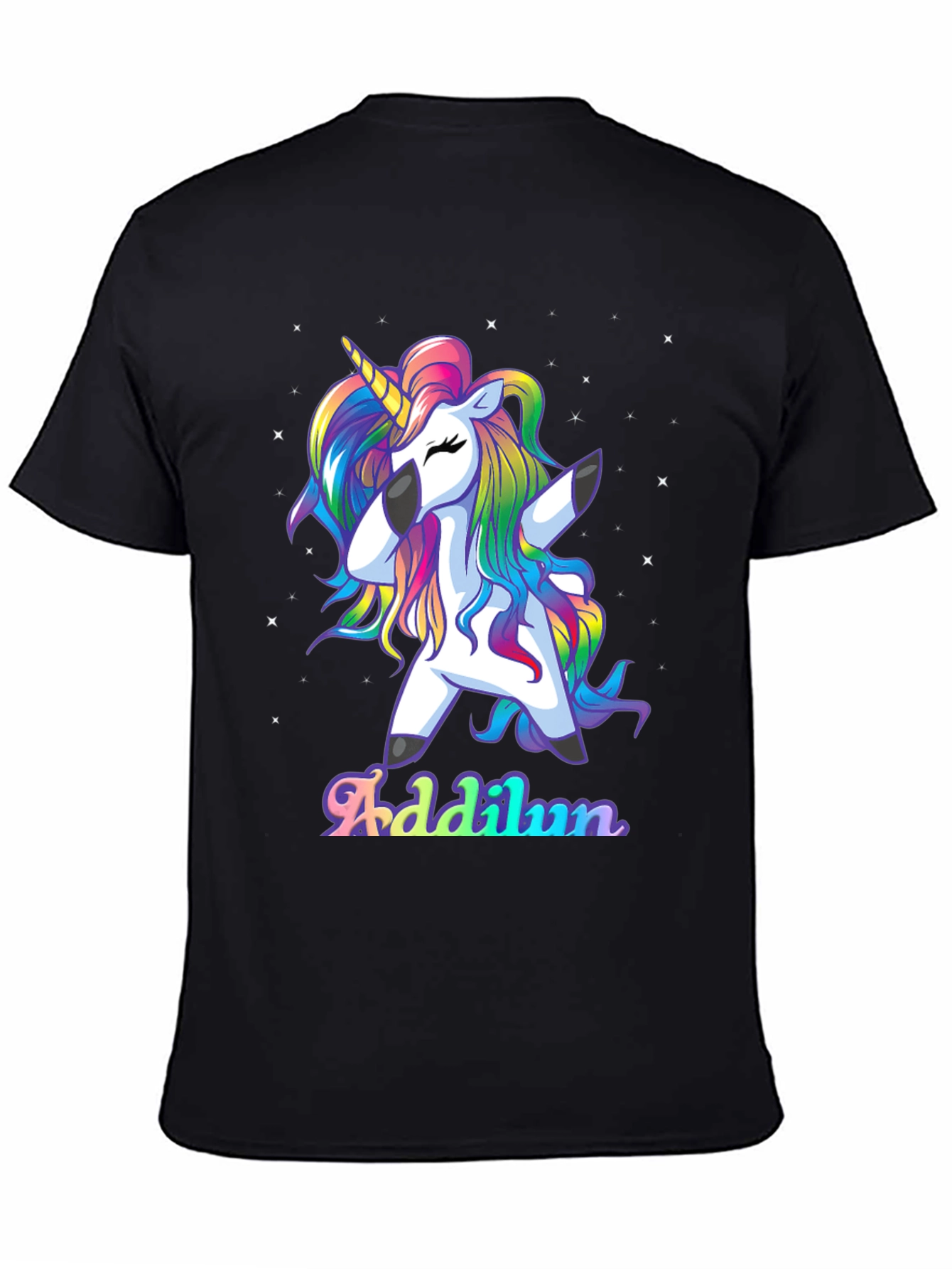 Dabbing Unicorn Rainbow Shirt - Personalized Gift