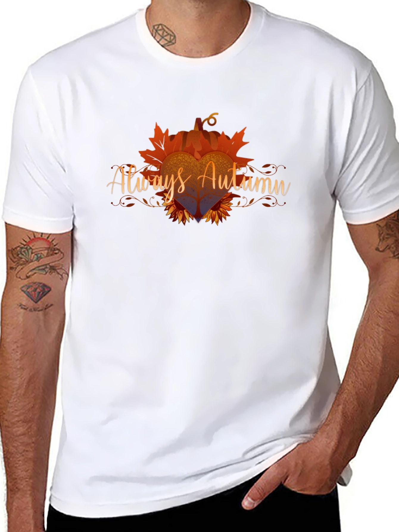 Always Autumn Graphic Tee - Fall Season Shirt