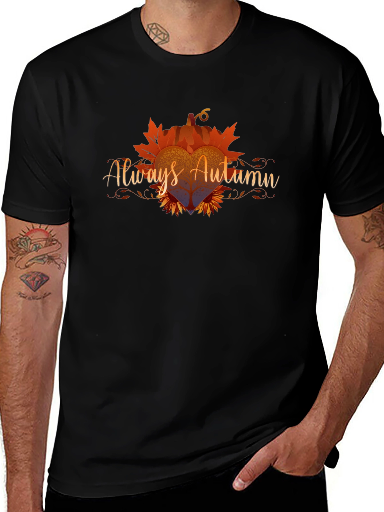 Always Autumn Graphic Tee - Fall Season Shirt