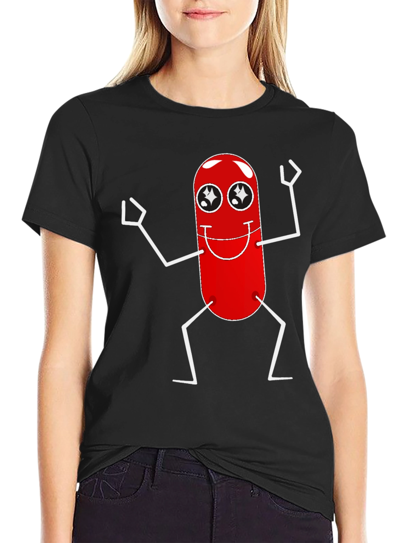 Cartoon Pill T-Shirt