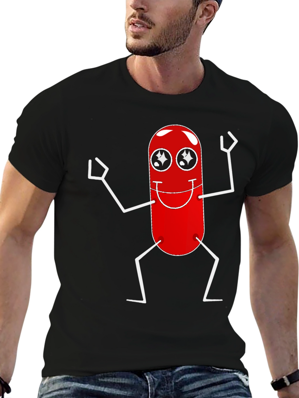 Cartoon Pill T-Shirt