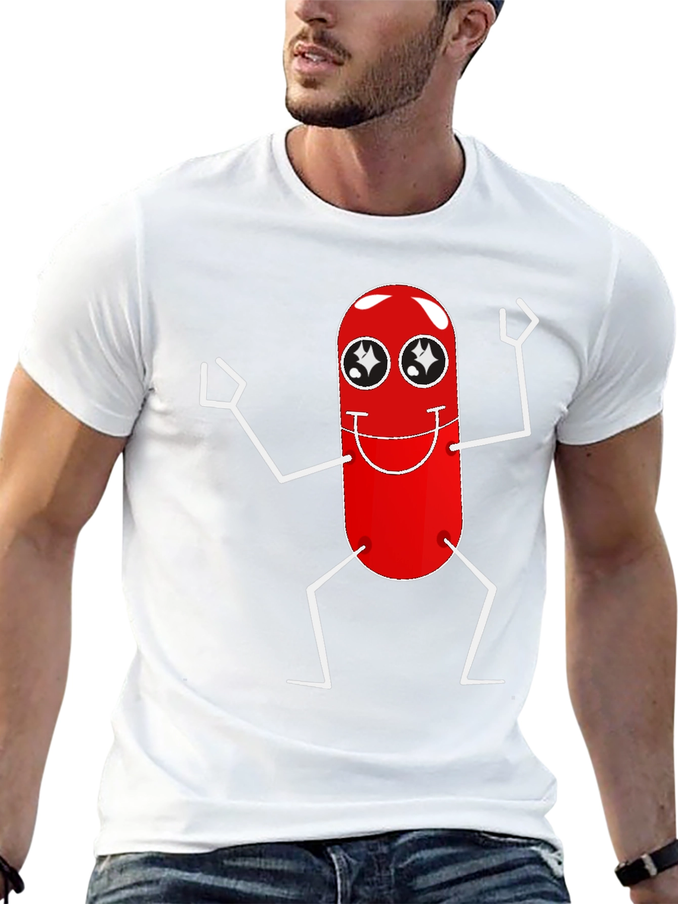 Cartoon Pill T-Shirt