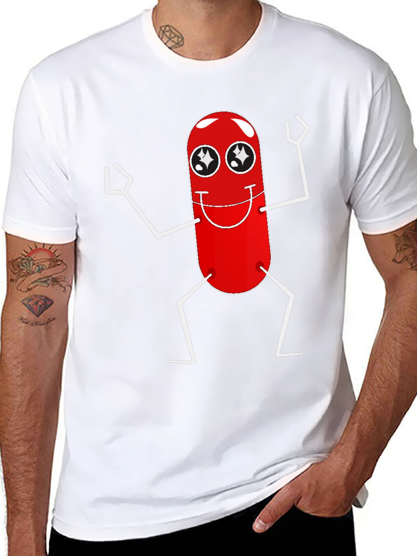 Cartoon Pill T-Shirt