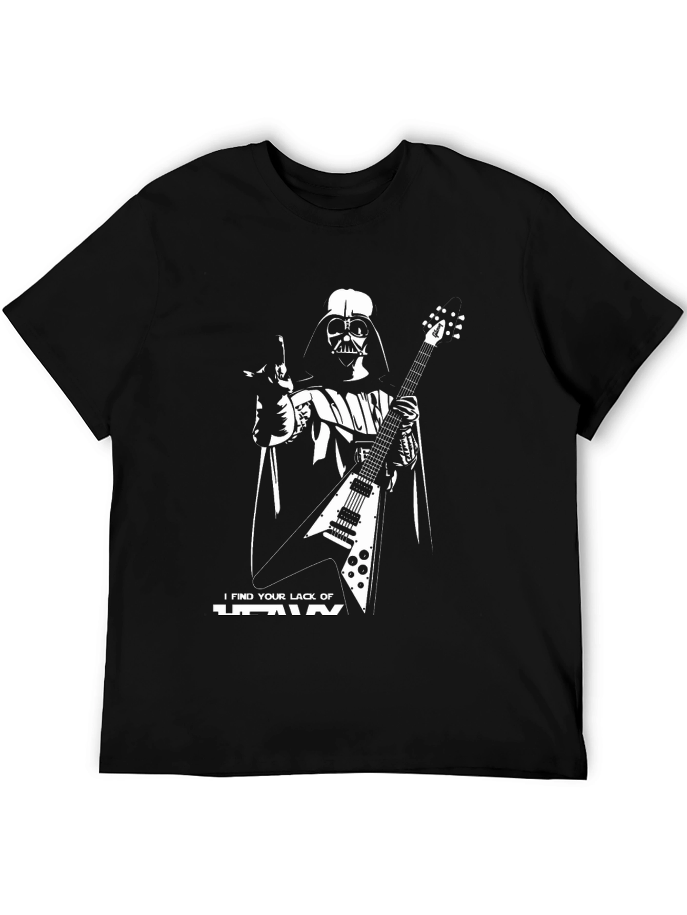 Darth Vader Guitar T-Shirt - I Find Your Lack of Heavy...