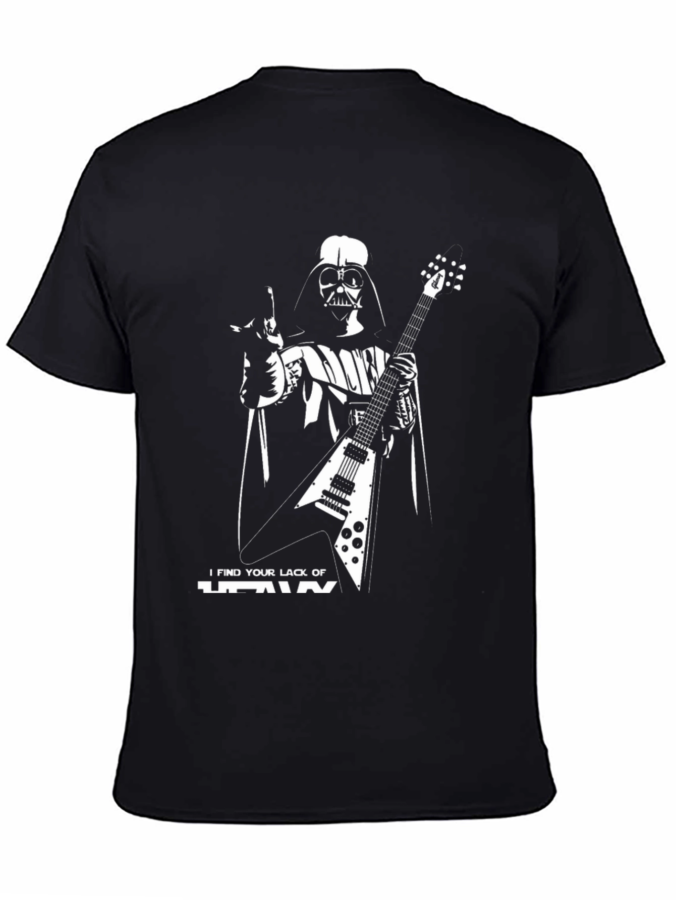 Darth Vader Guitar T-Shirt - I Find Your Lack of Heavy...