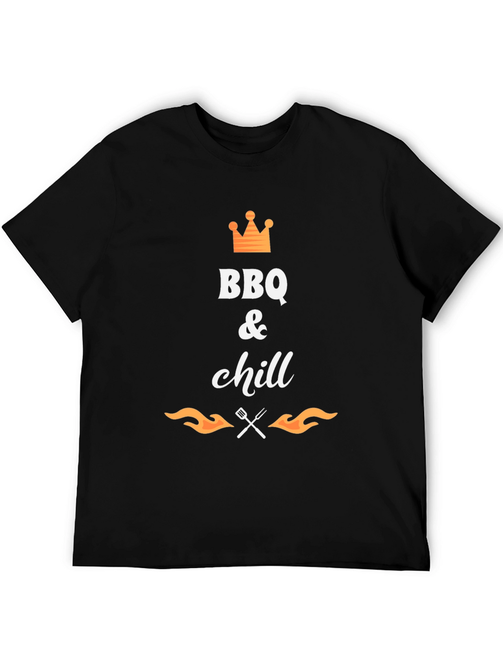 BBQ & Chill Black Graphic Tee