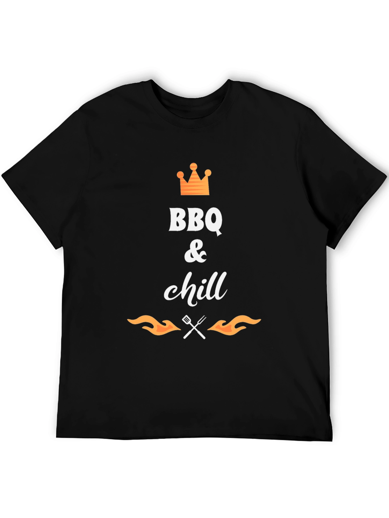 BBQ & Chill Black Graphic Tee