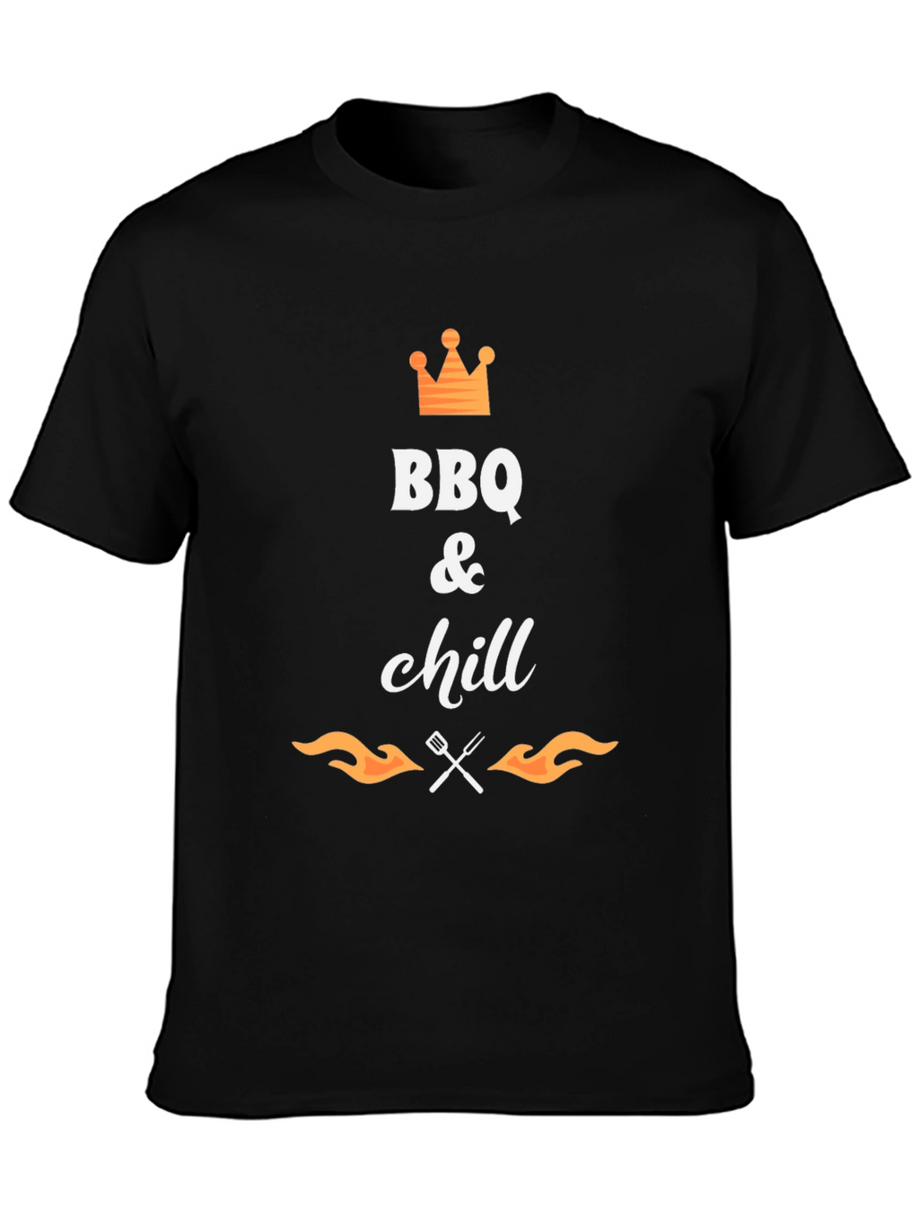 BBQ & Chill Black Graphic Tee