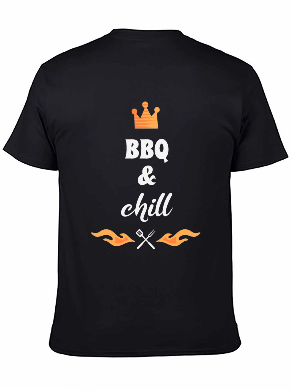 BBQ & Chill Black Graphic Tee