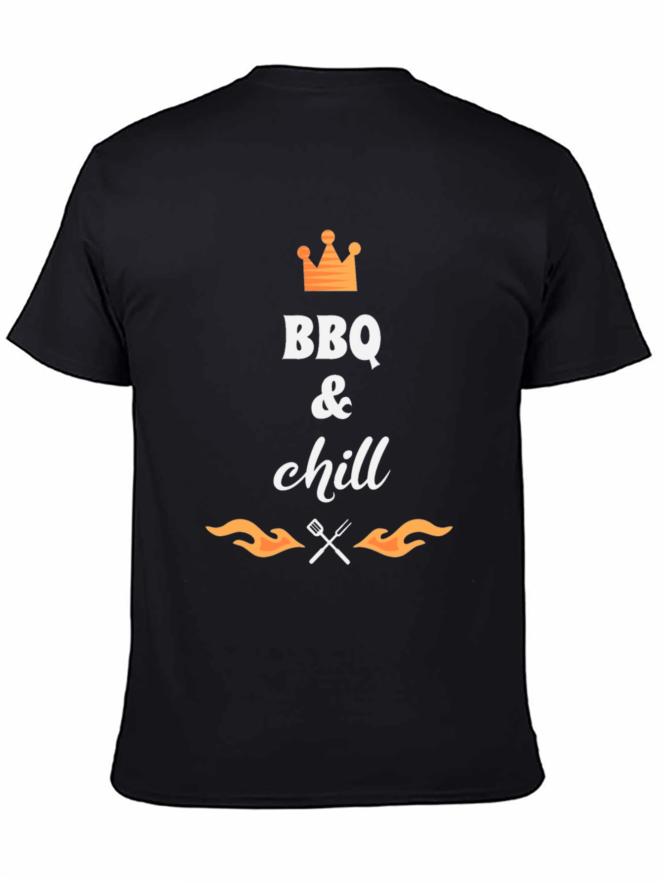 BBQ & Chill Black Graphic Tee