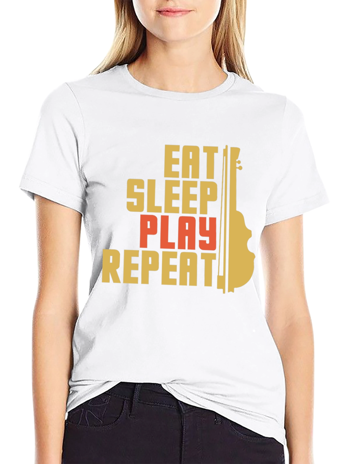 Eat Sleep Play Repeat Graphic Tee