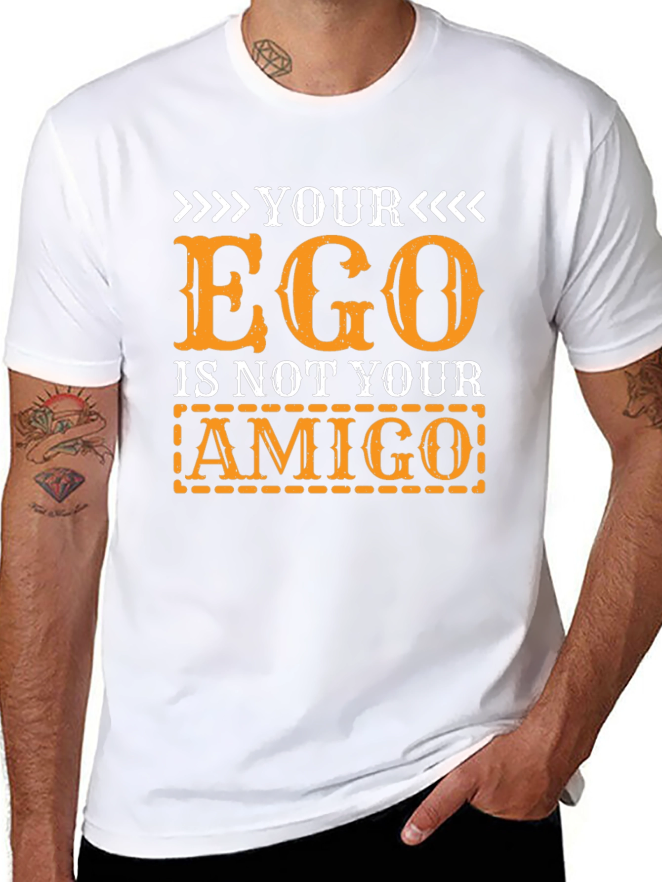 Ego Amigo Graphic T-Shirt - Black