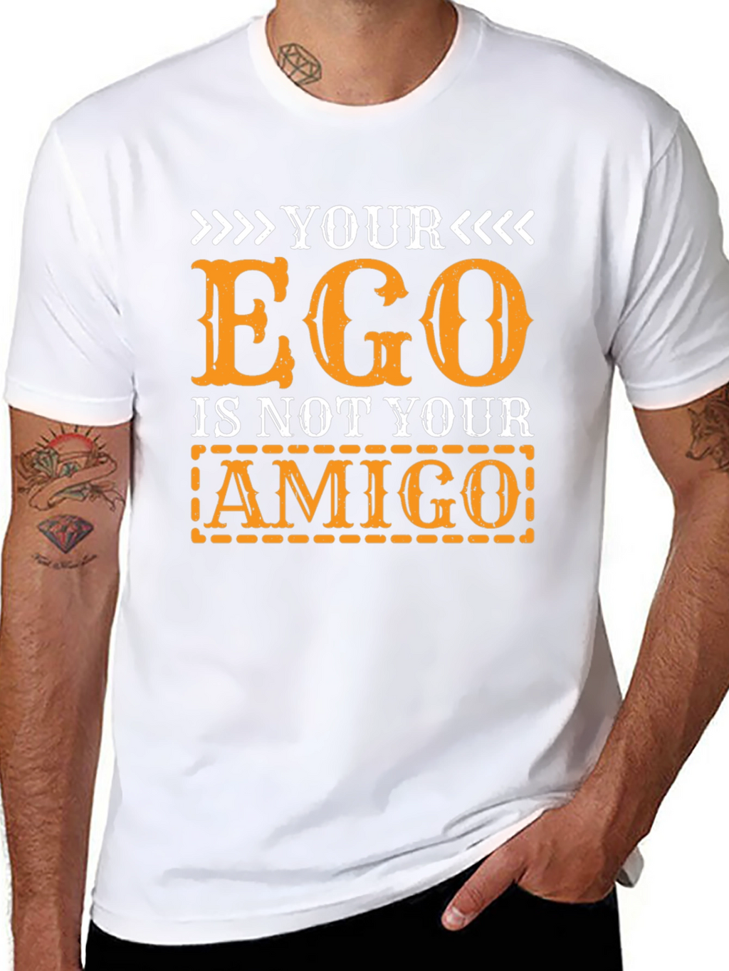 Ego Amigo Graphic T-Shirt - Black