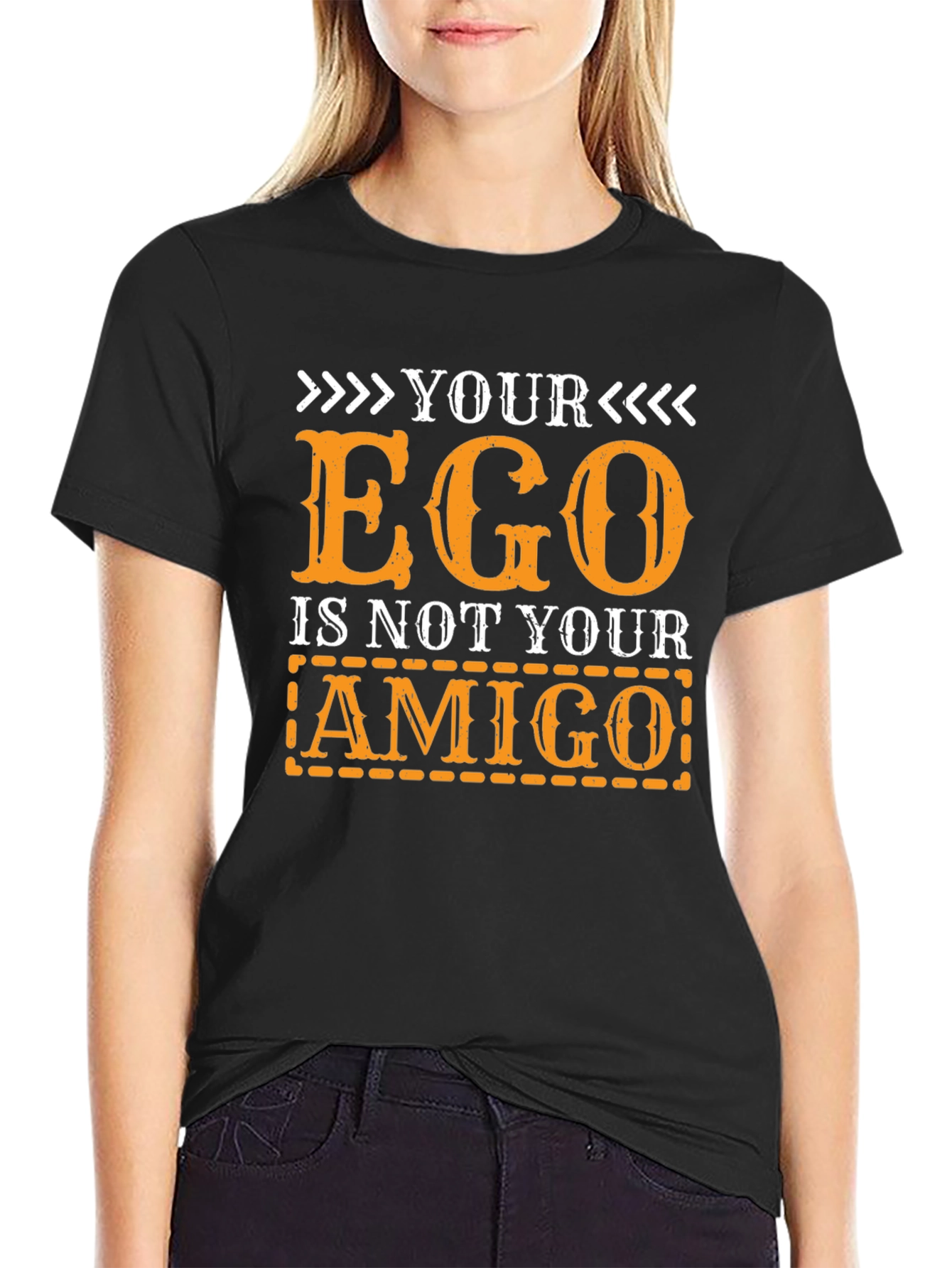 Ego Amigo Graphic T-Shirt - Black