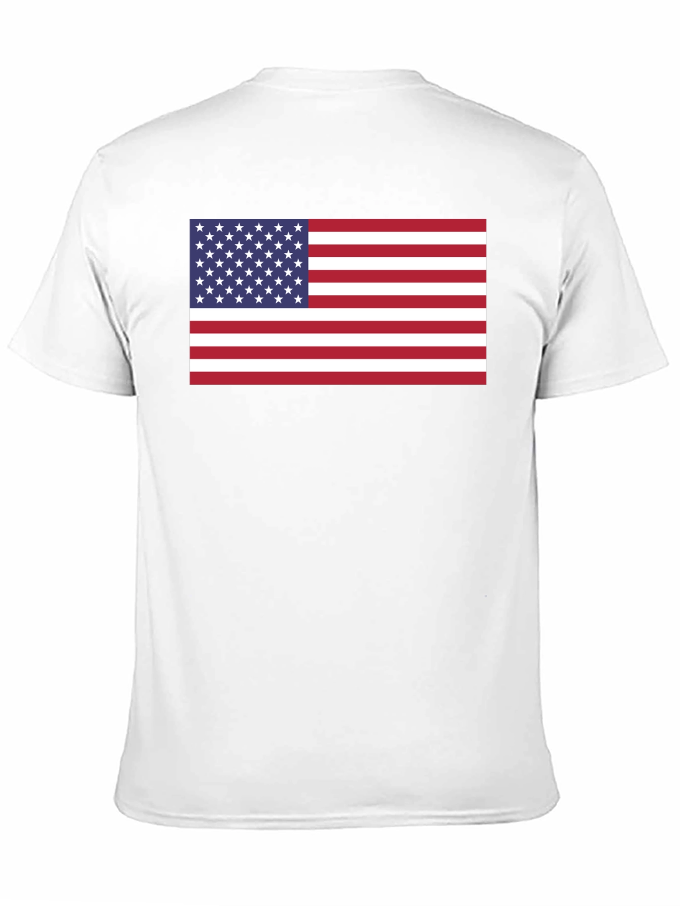 American Flag Graphic Black T-Shirt