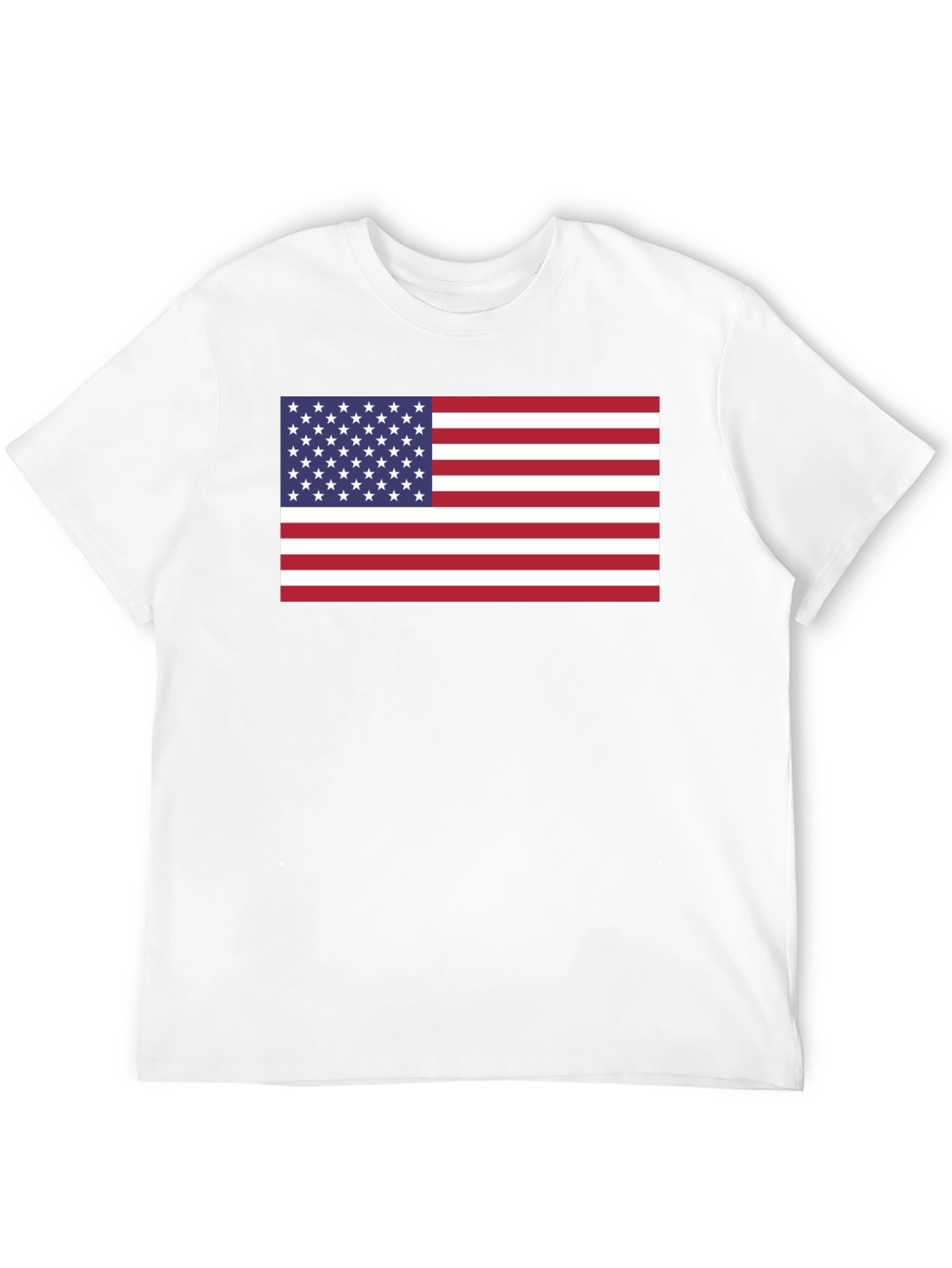 American Flag Graphic Black T-Shirt