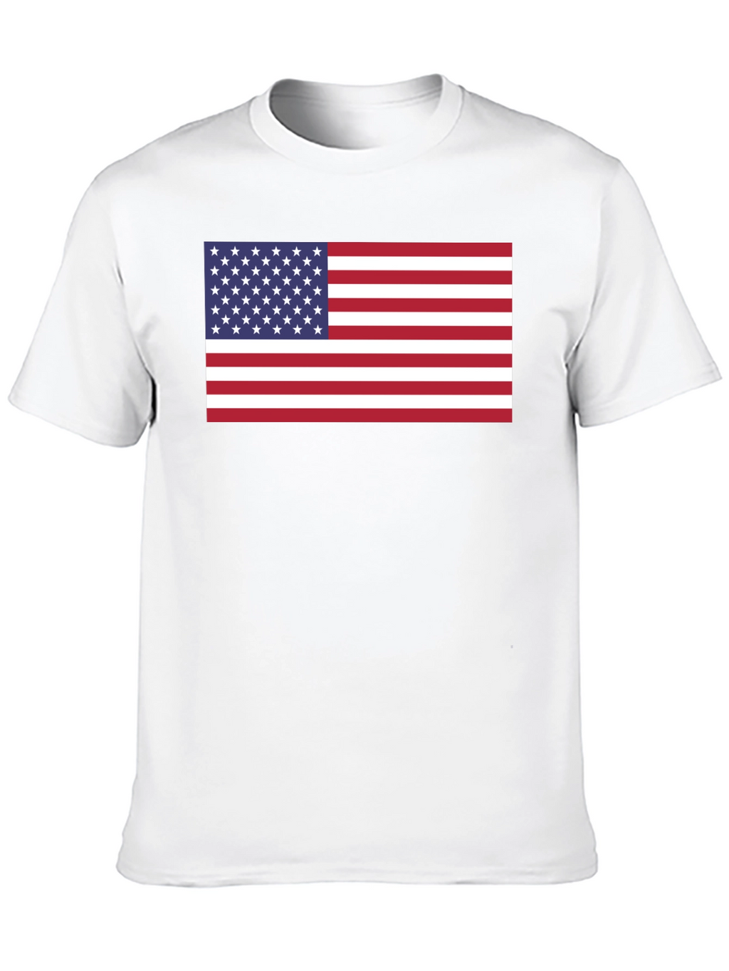 American Flag Graphic Black T-Shirt