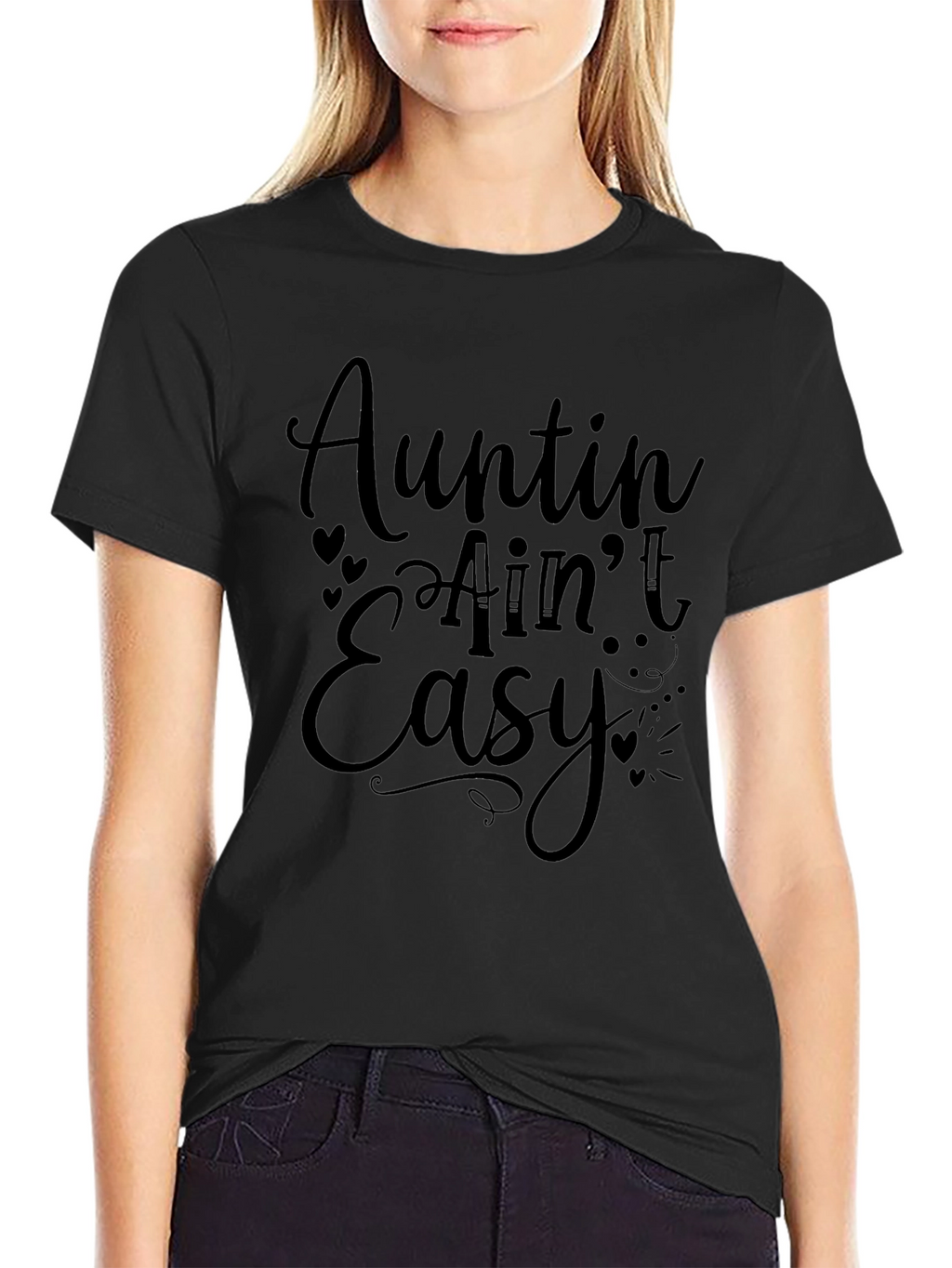 Auntin Aint Easy Graphic T-Shirt