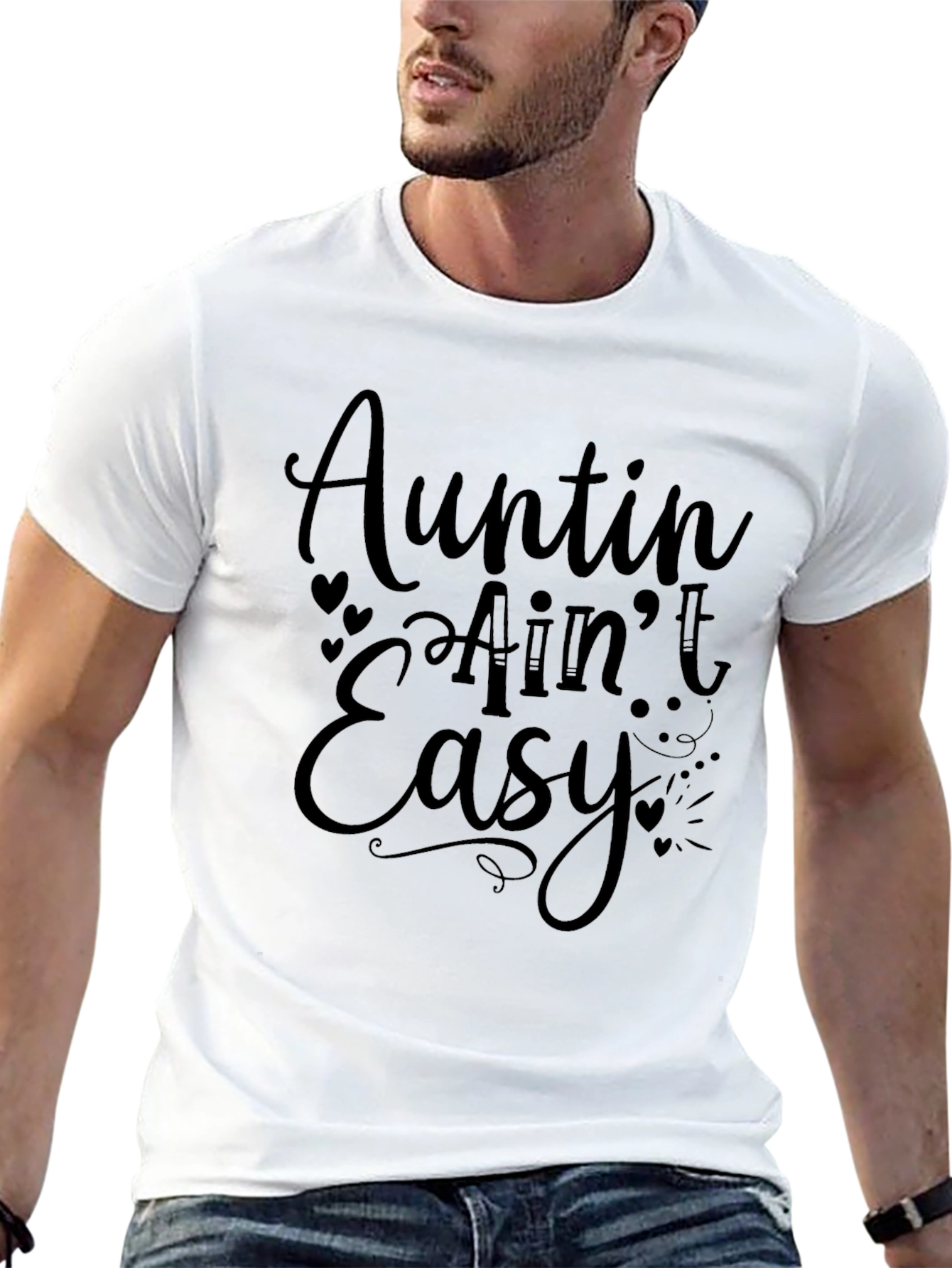 Auntin Aint Easy Graphic T-Shirt