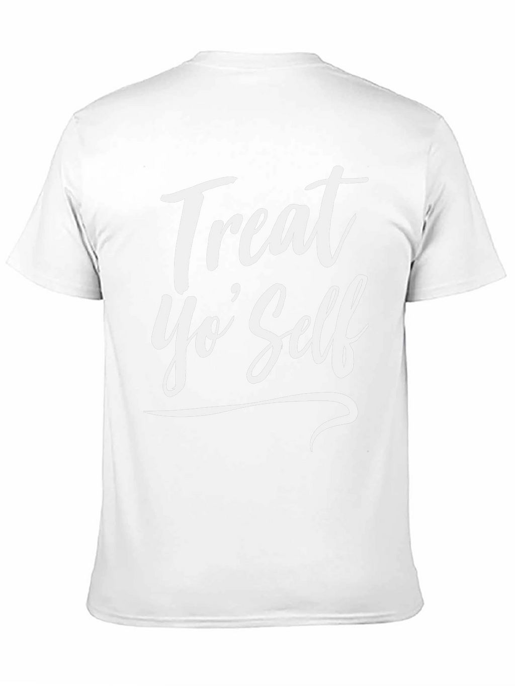 Treat Yo Self Black Graphic Tee Shirt