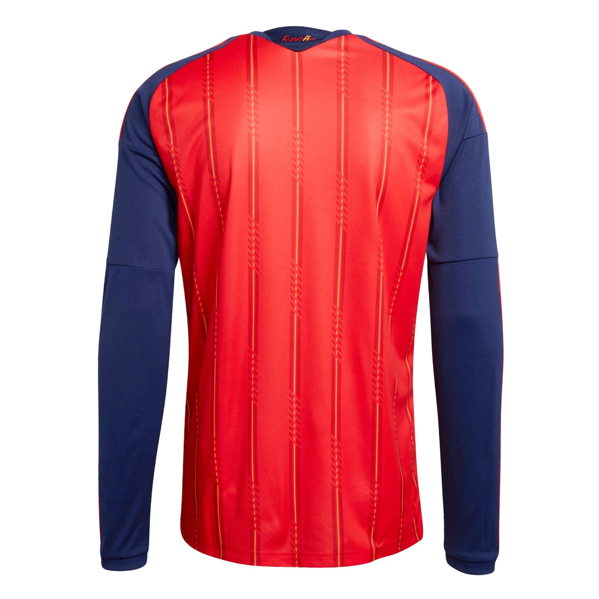 2026 Spain Men's Stadium Home Long-Sleeve Soccer Jersey