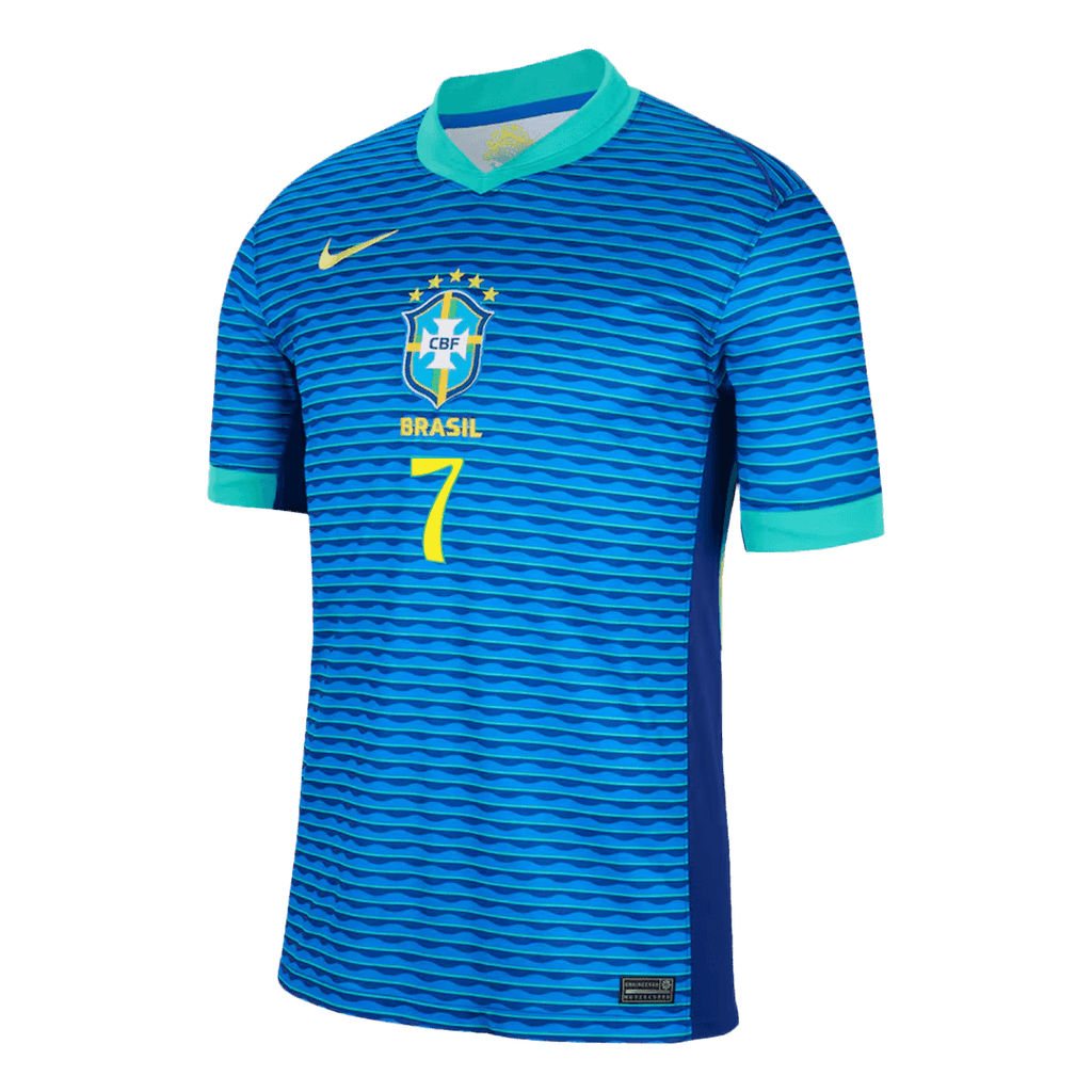 VINI JR. #7 Brazil Away Jersey Copa America 2024
