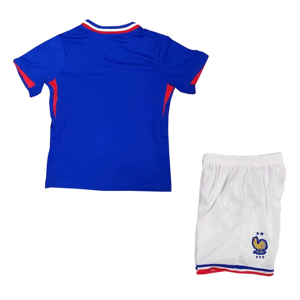 Kid's France Home Jersey+Shorts EURO 2024
