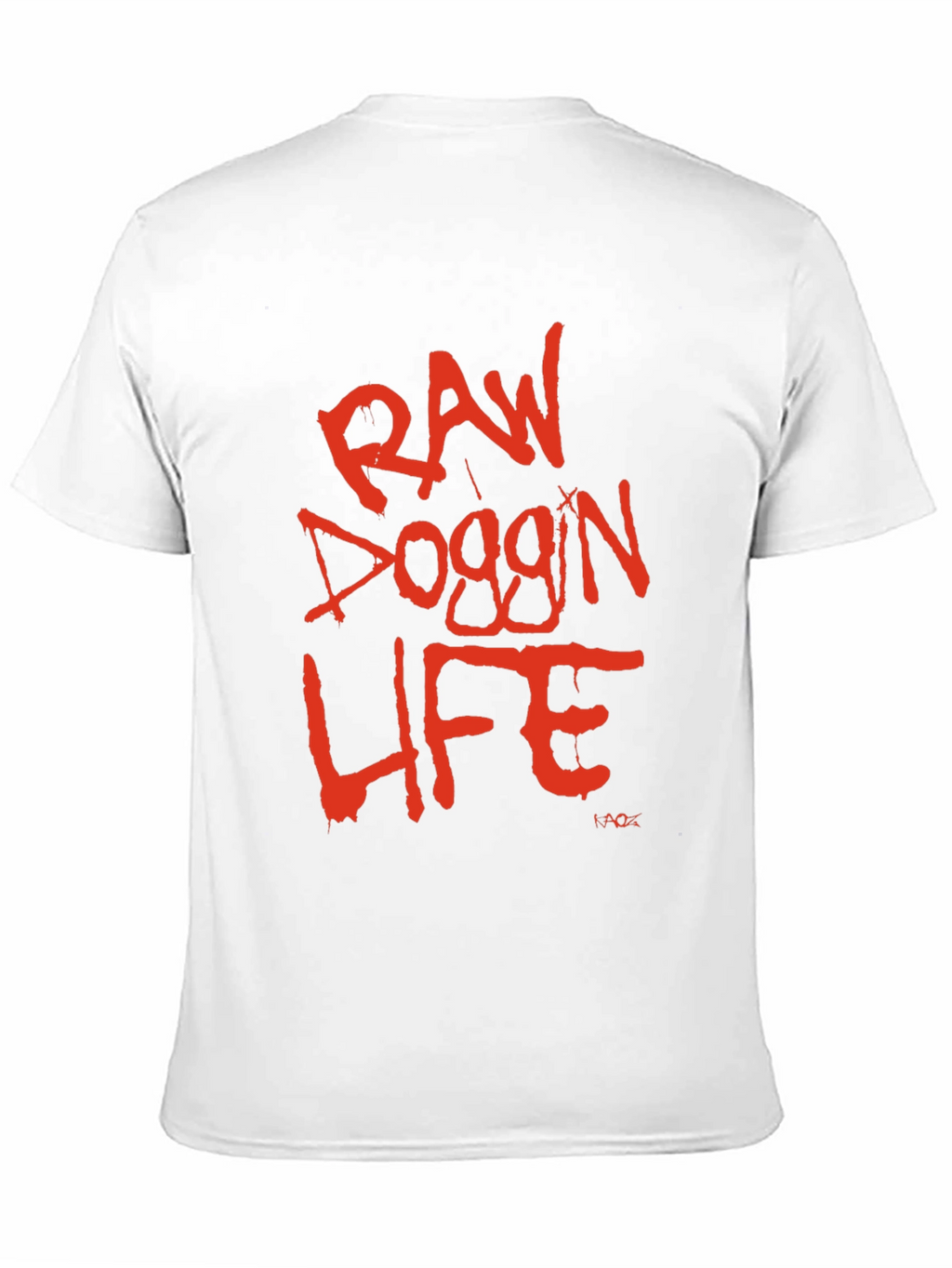 Raw Doggin Life Graphic Tee - Black