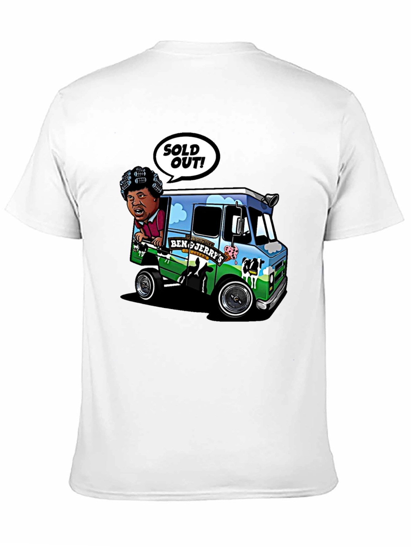 Ben & Jerrys Ice Cream Truck Graphic T-Shirt