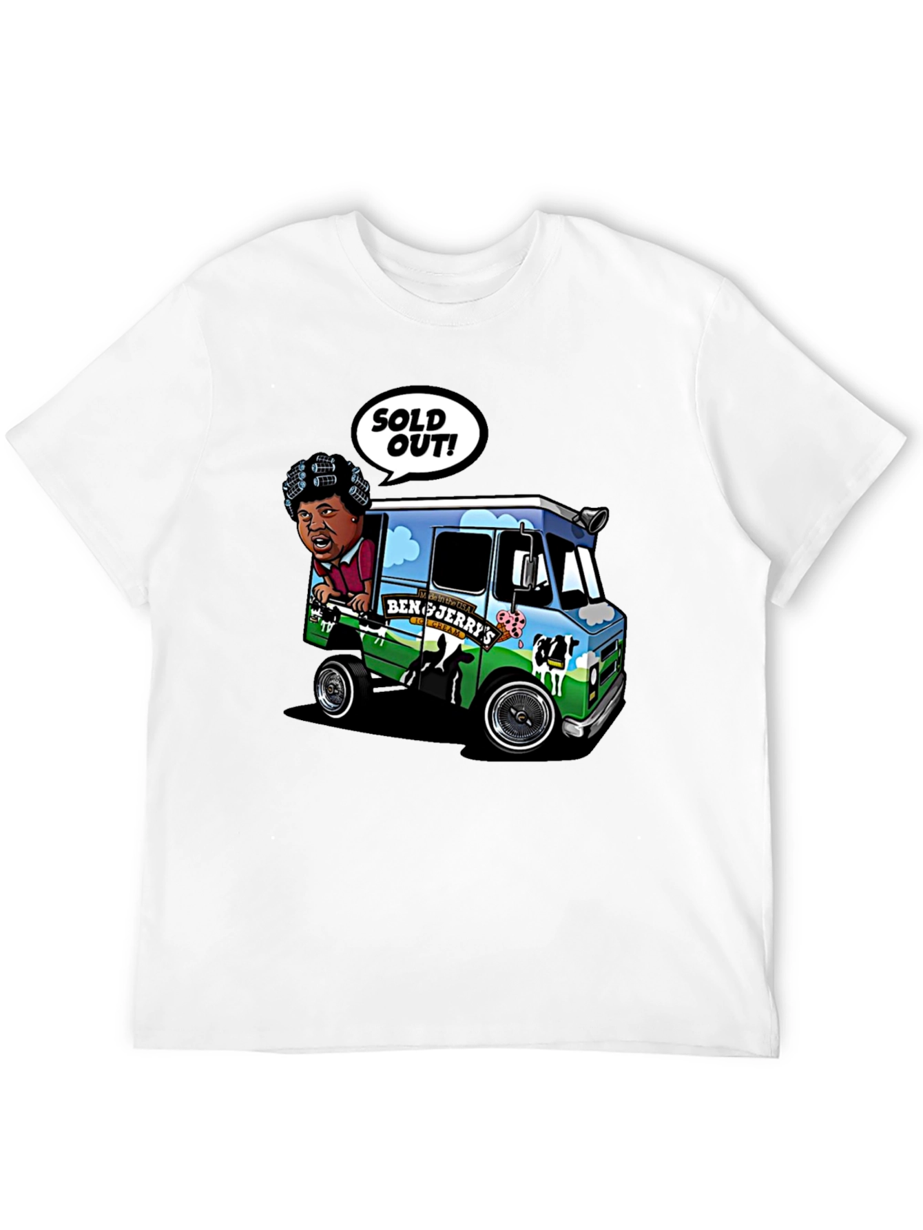 Ben & Jerrys Ice Cream Truck Graphic T-Shirt